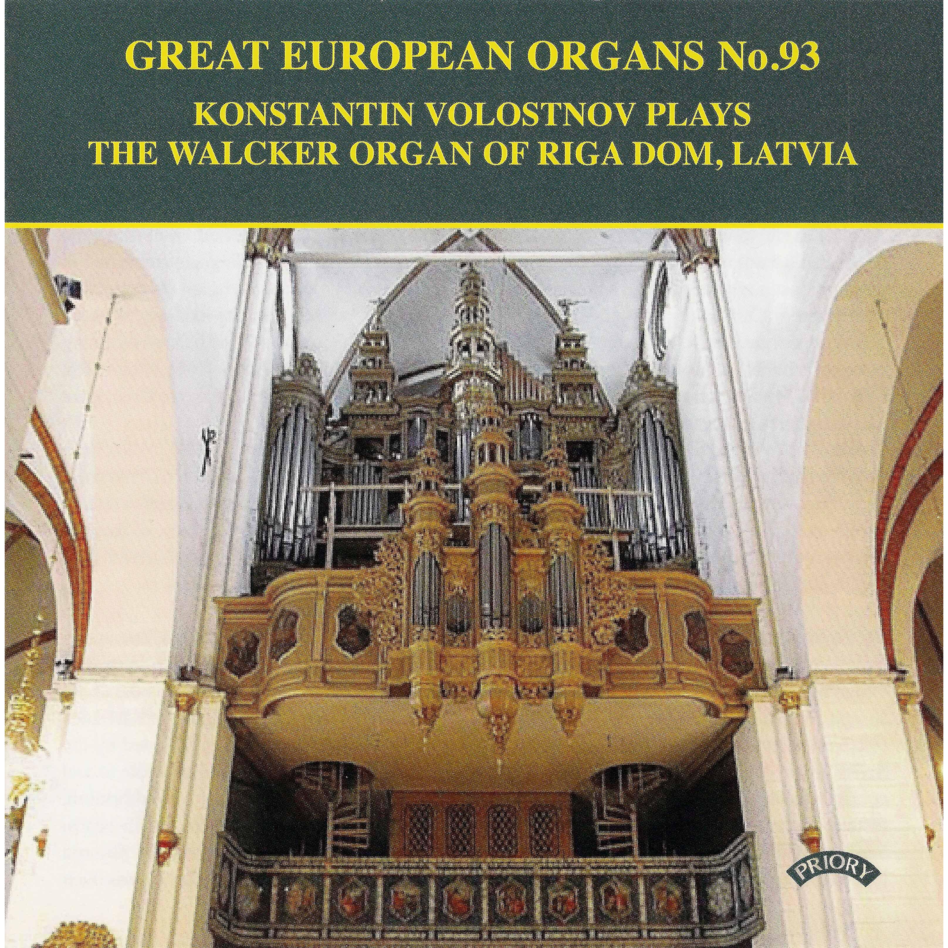 Релиз Great European Organs, Vol. 93