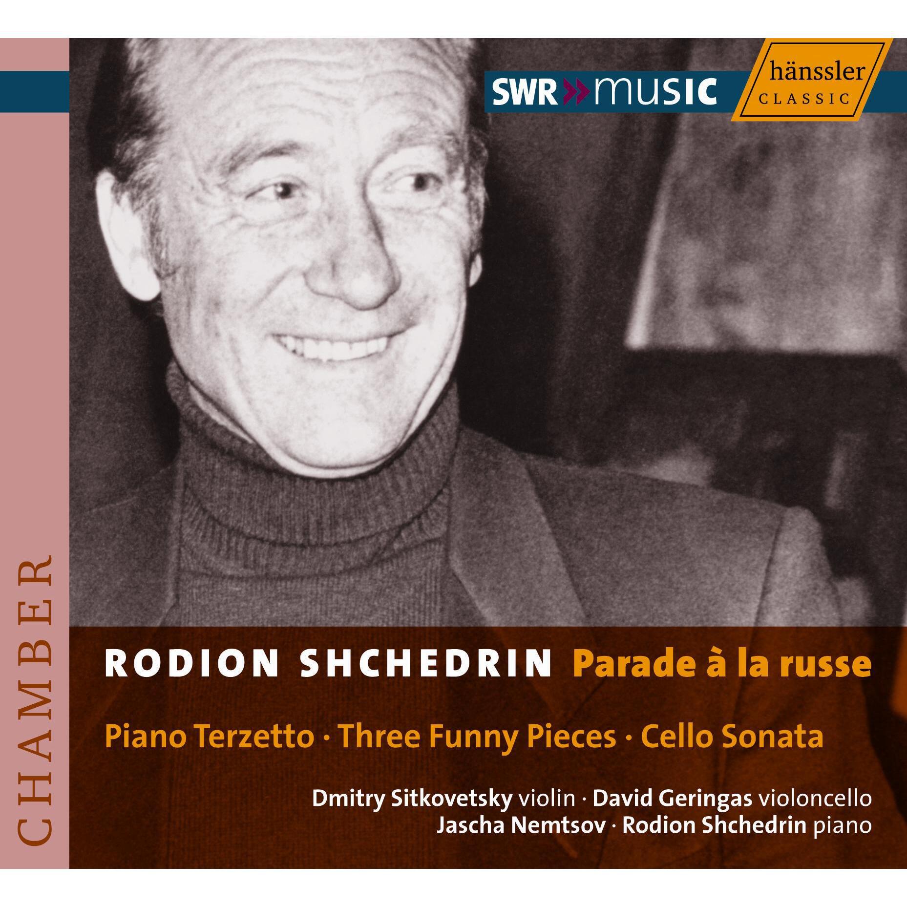 Релиз Schedrin: Piano Terzetto / 3 Funny Pieces / Cello Sonata
