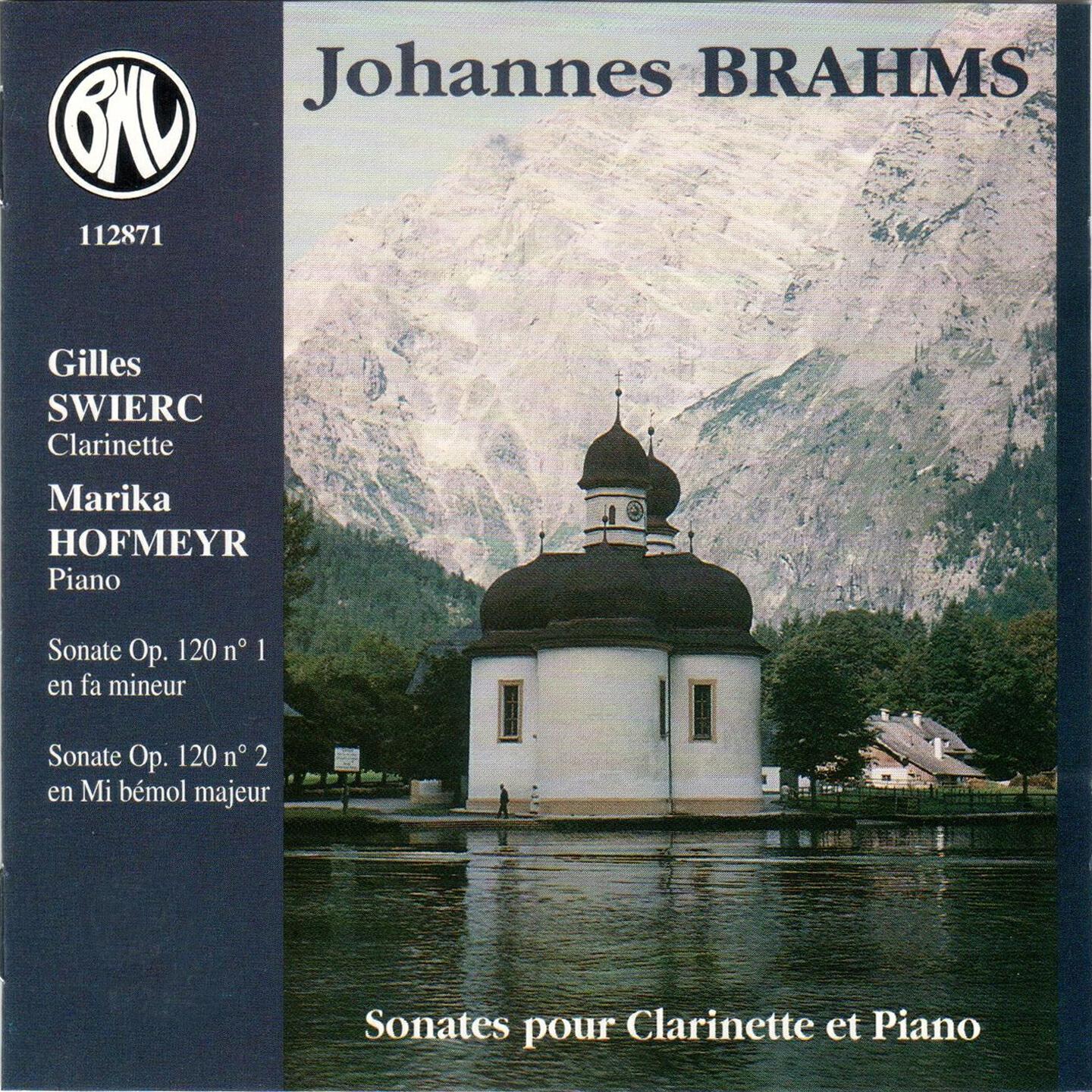 Релиз Brahms: Sonates pour clarinette et piano