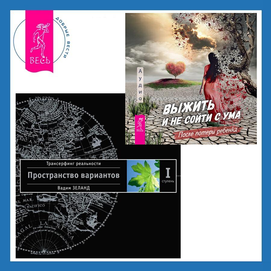 Книга Выжить и не сойти с ума. После потери ребенка + Трансерфинг реальности. Ступень I: Пространство вариантов
