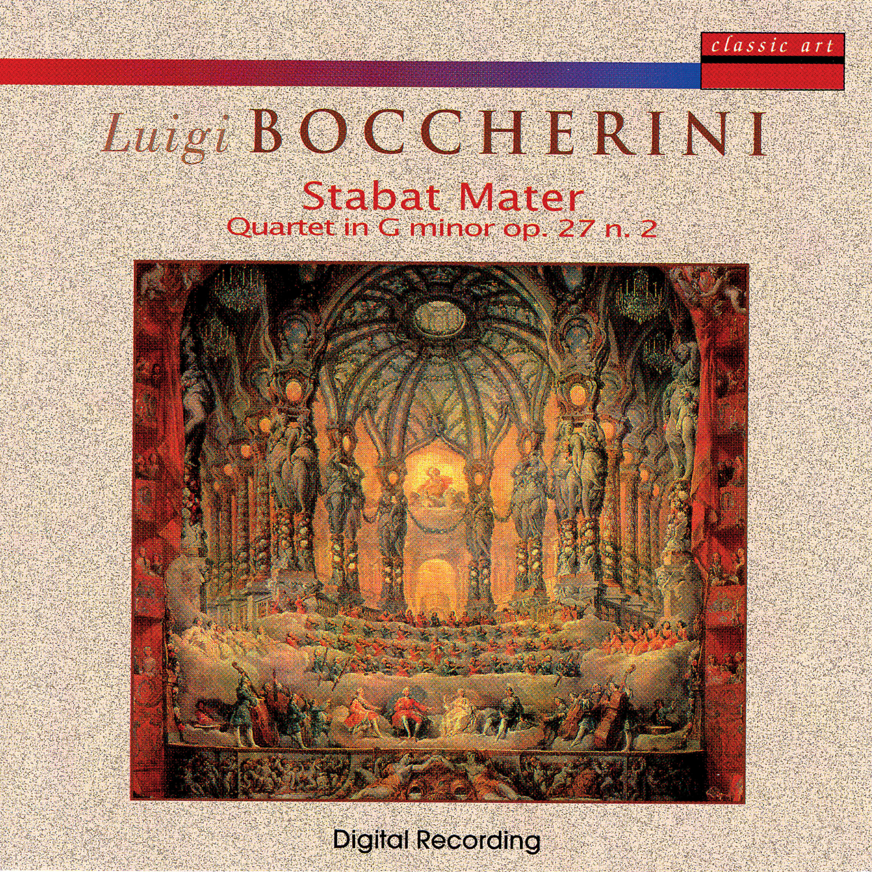 Релиз Luigi Boccherini: Stabat Mater/Quartet in G Minor op. 27 n. 2