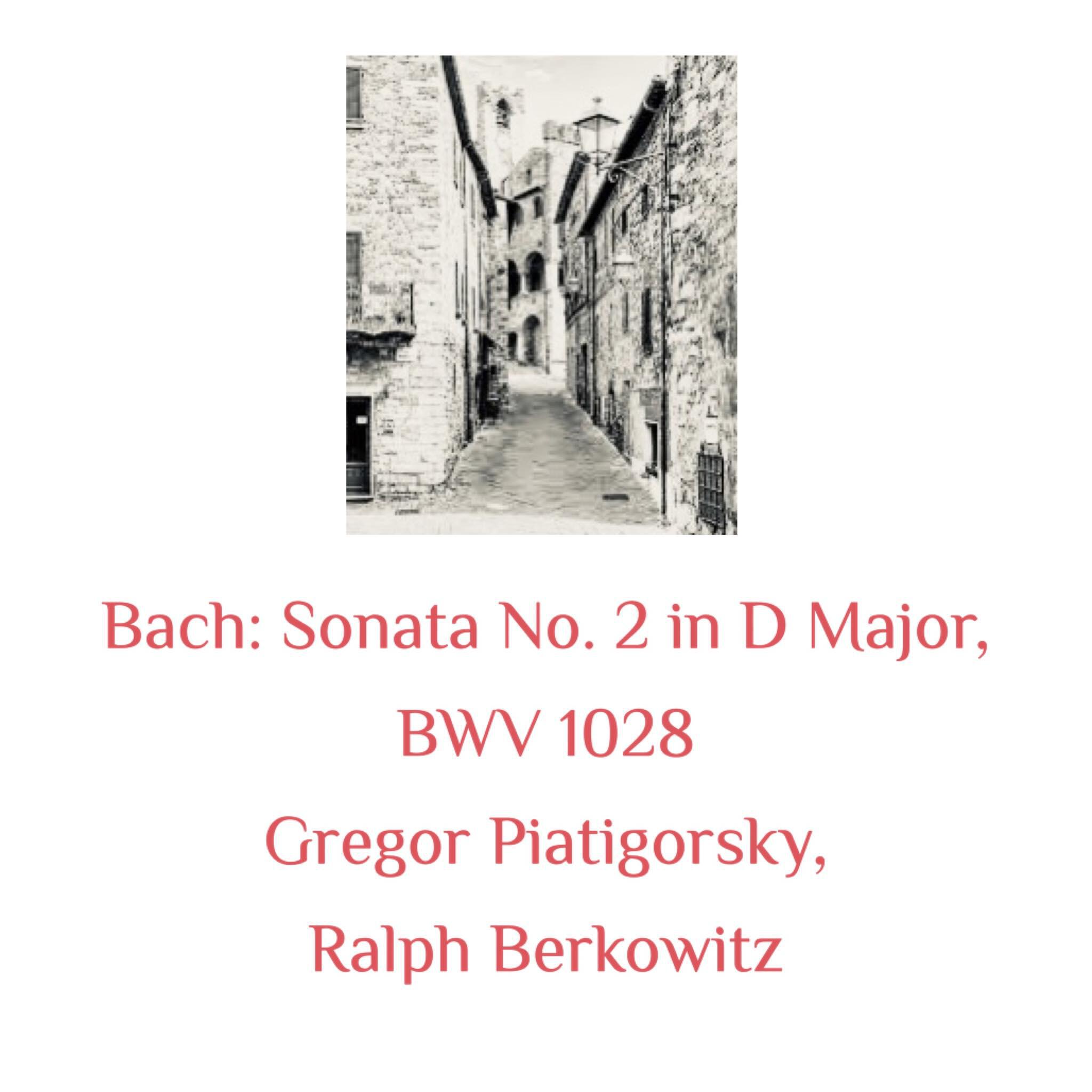 Релиз Bach: Sonata No. 2 in D Major, BWV 1028