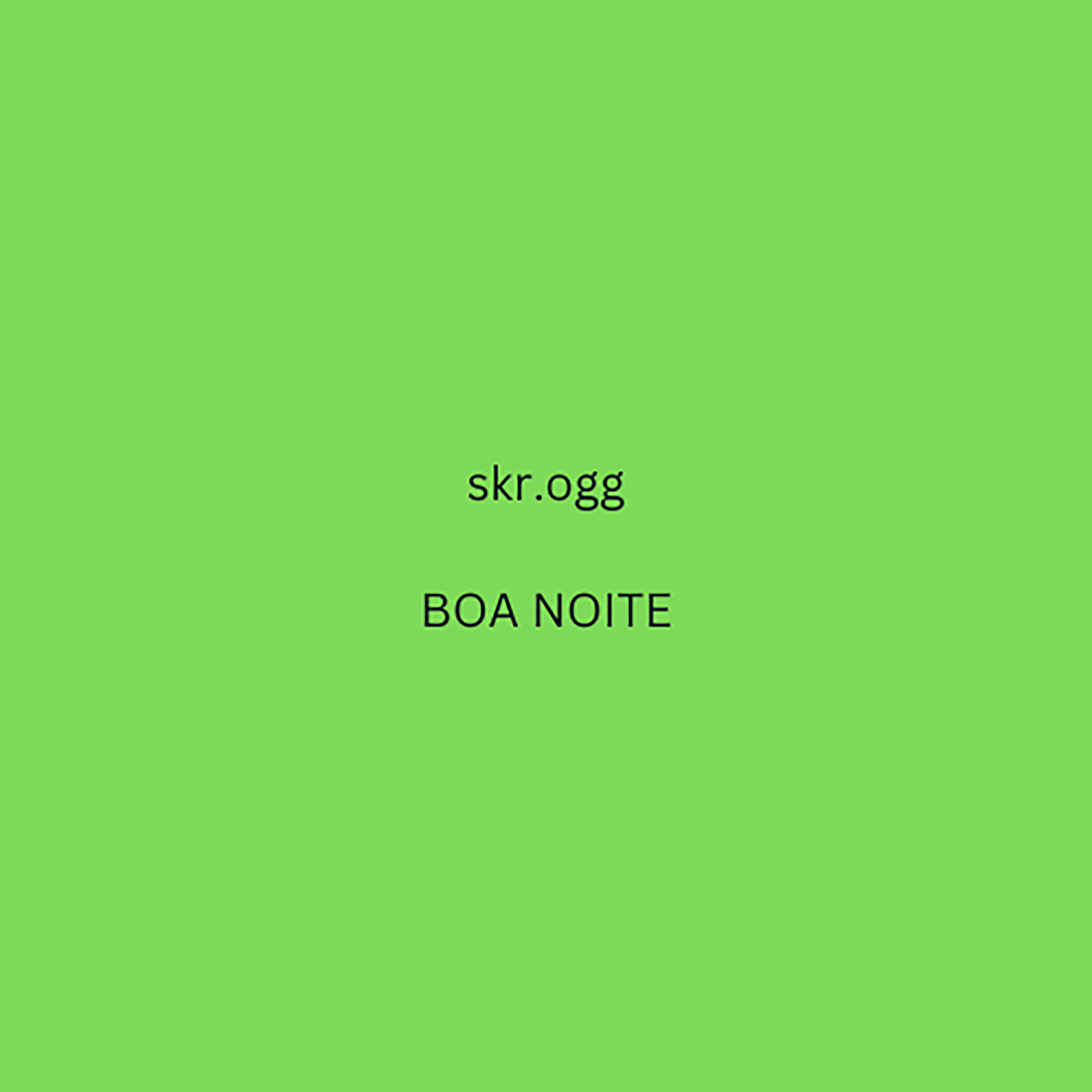 Релиз Boa Noite