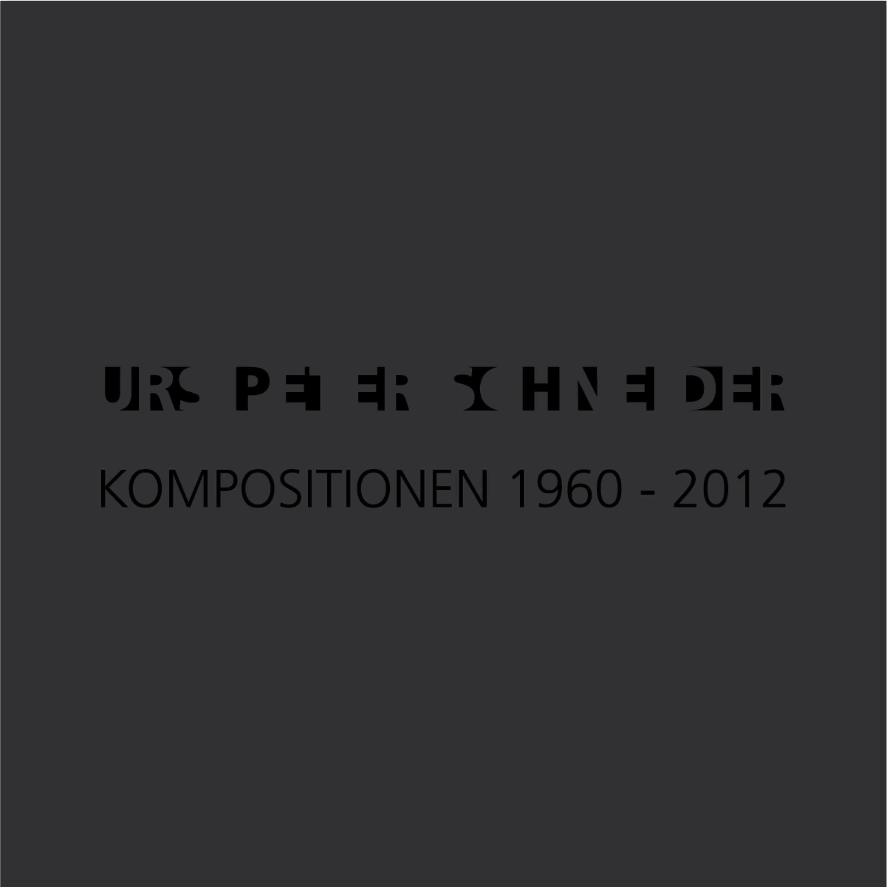 Релиз Schneider: Kompositionen 1960-2012