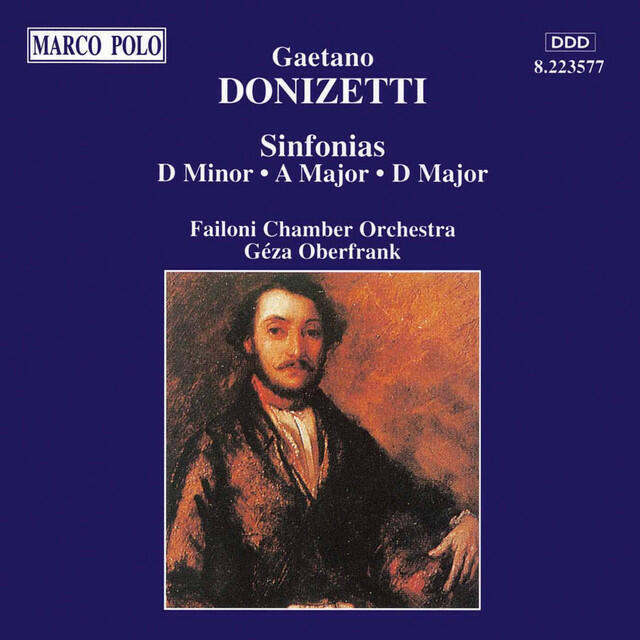 Релиз Donizetti: Sinfonias in D Minor, A Major and D Major