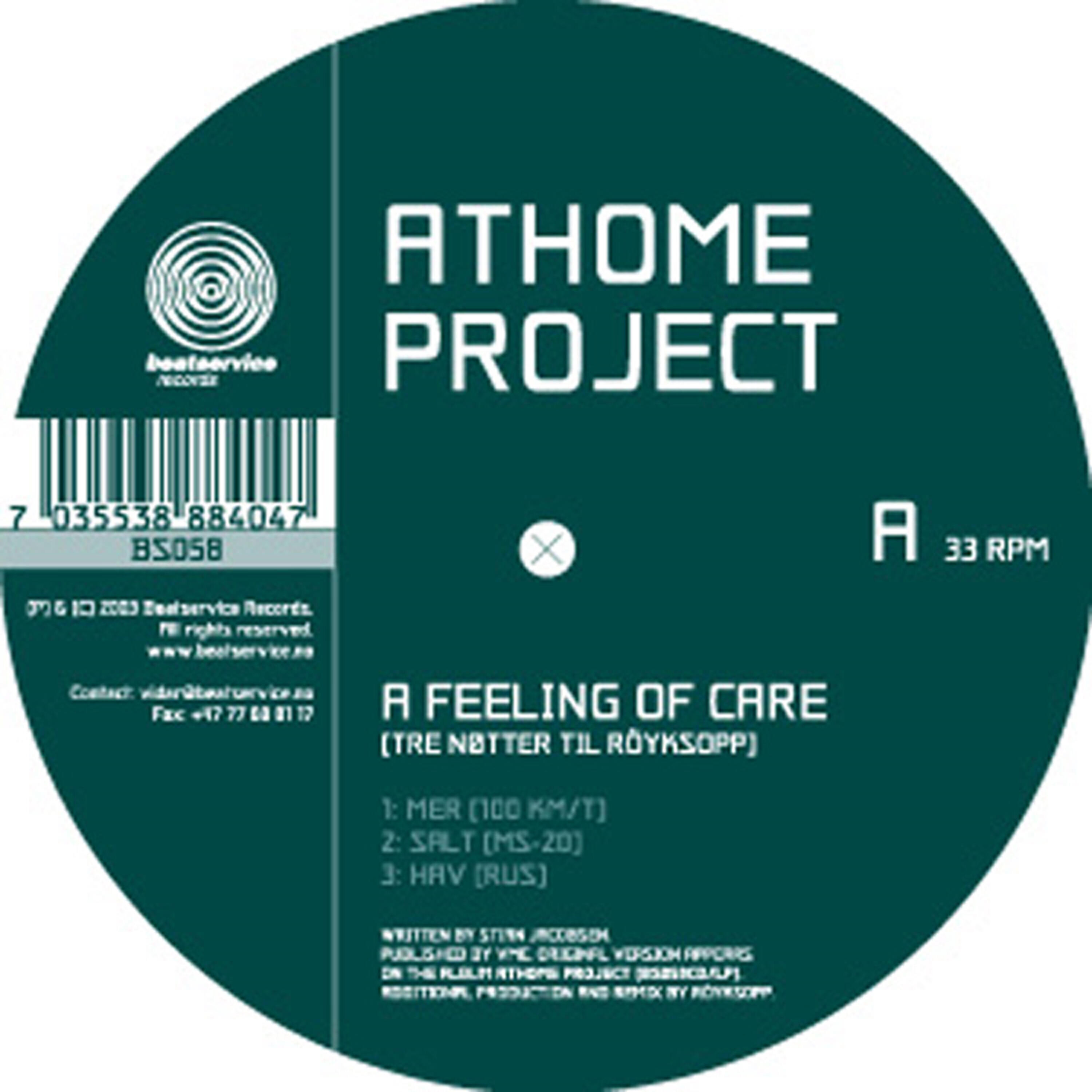 Релиз A Feeling of Care (Tre Nøtter Til Röyksopp)