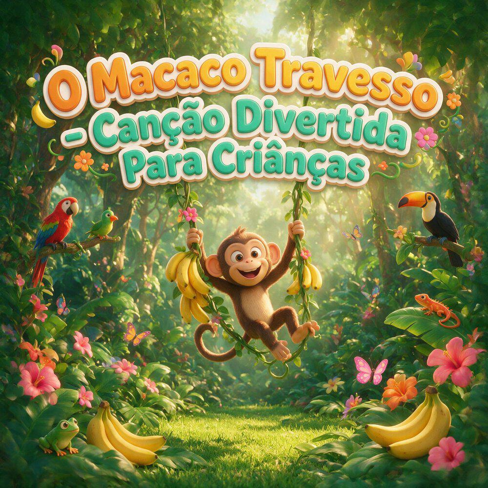 Релиз O Macaco Travesso - Canção Divertida Para Crianças