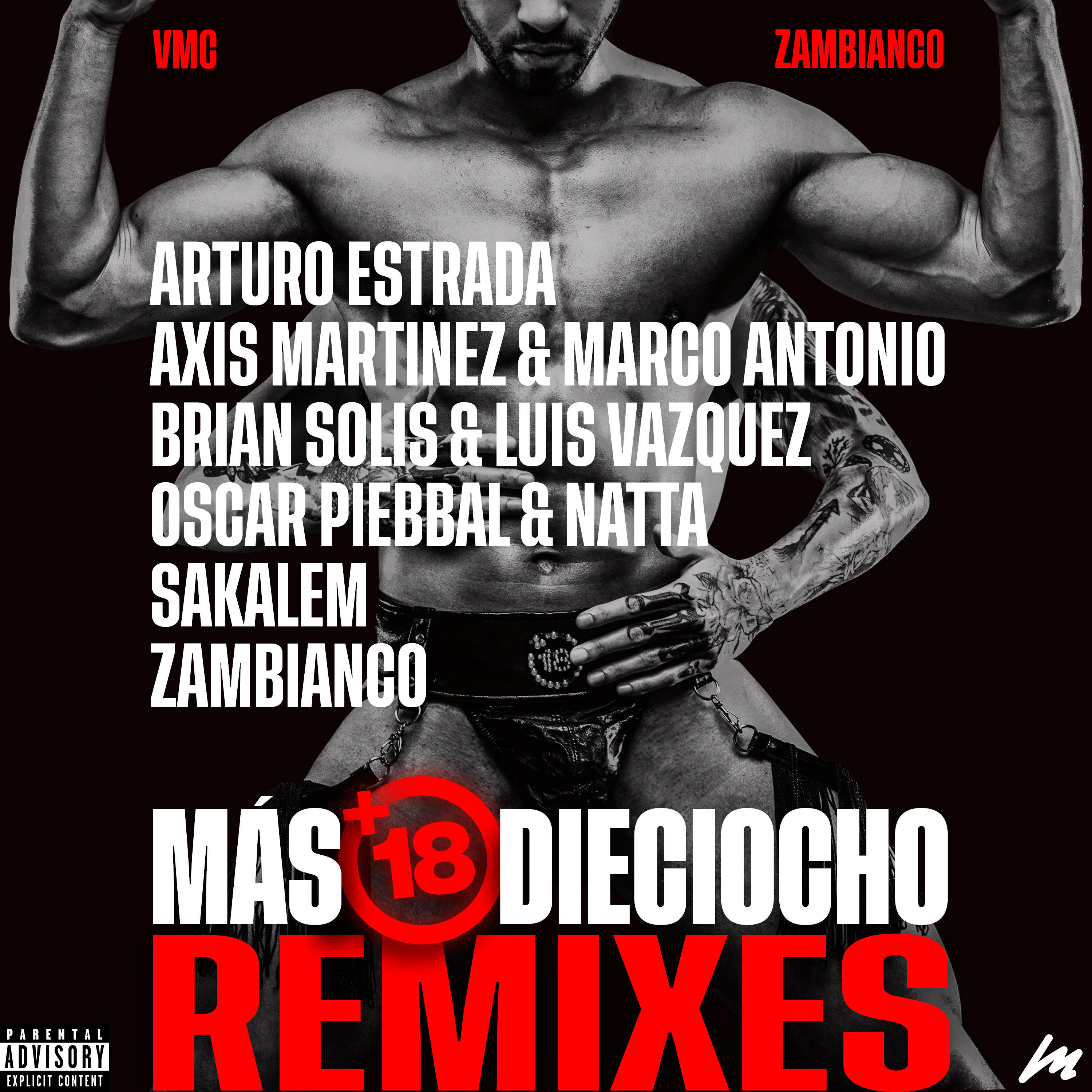 Релиз Más Dieciocho (Remixes)