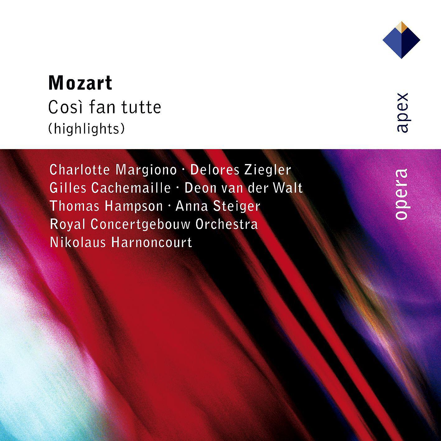 Charlotte Margiono, Delores Ziegler, Anna Steiger, Deon van der Walt, Gilles Cachemaille, Thomas Hampson, Nikolaus Harnoncourt & Royal Concertgebouw Orchestra