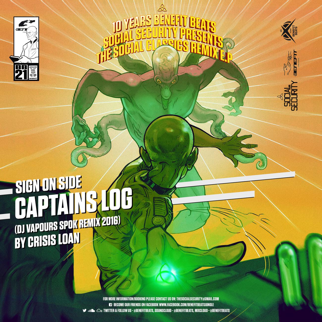 Трек Captains Log (DJ Vapours Spok Remix 2016)