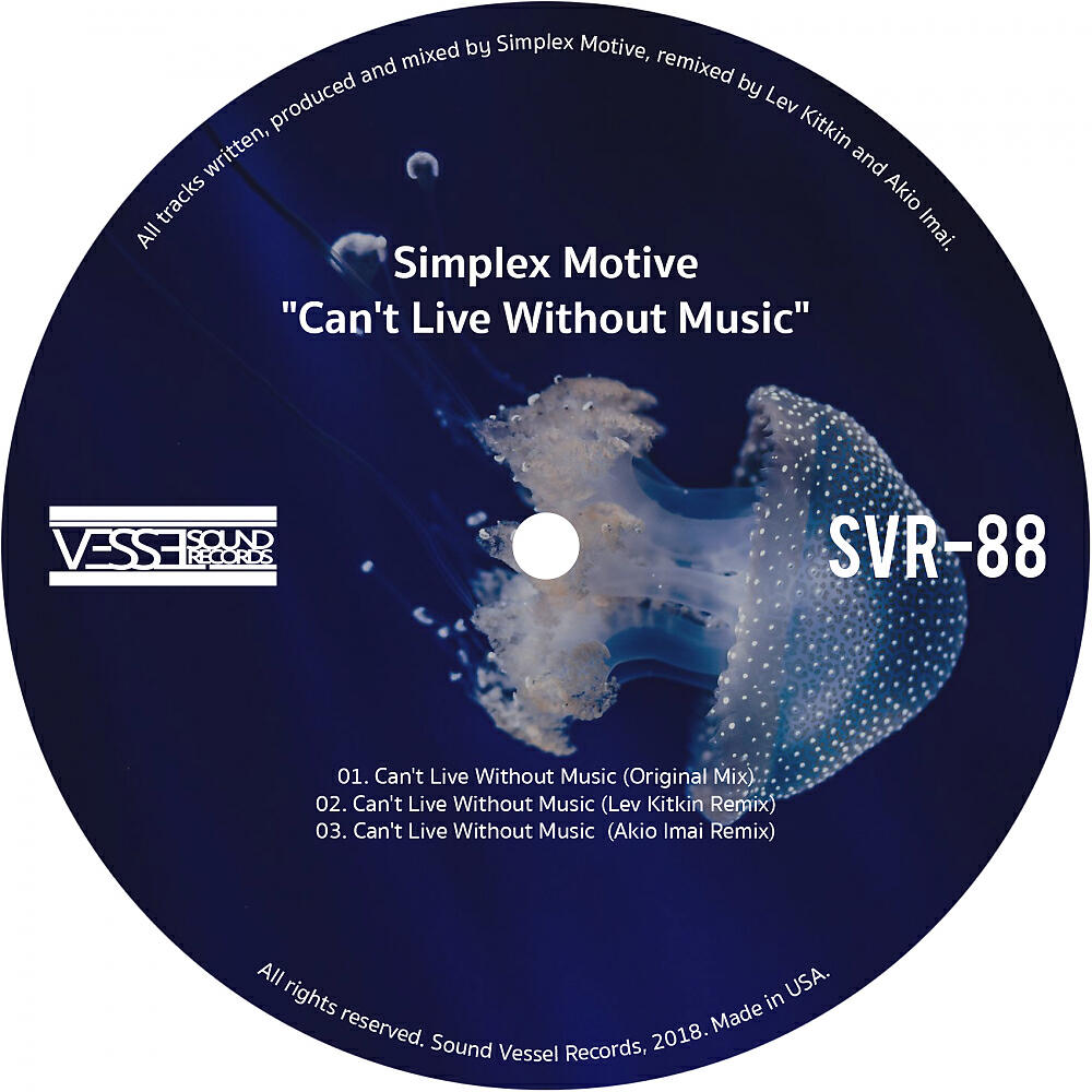 Релиз Can't Live Without Music