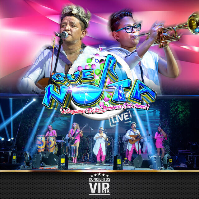 Релиз Conciertos Vip 4K: Grupo Que Nota (Live)