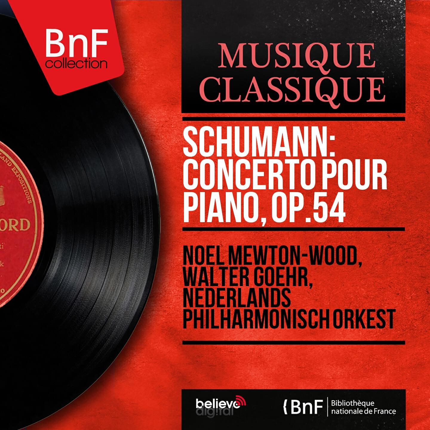 Релиз Schumann: Concerto pour piano, Op.54 (Mono Version)