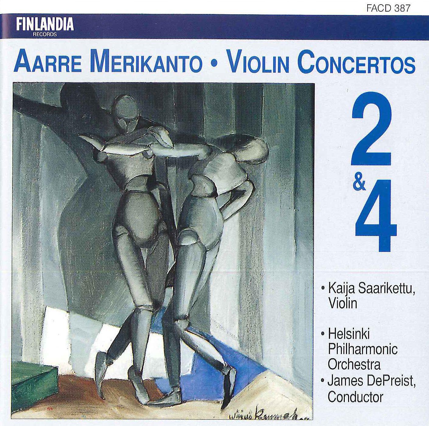 Постер альбома Aarre Merikanto : Violin Concertos 2 & 4