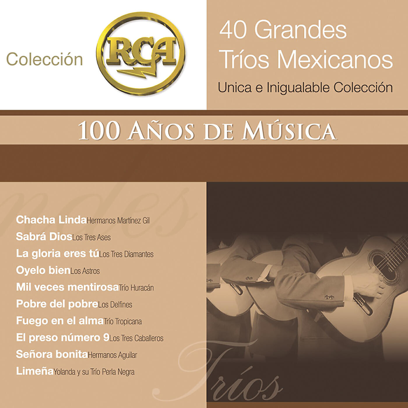 Релиз RCA 100 Anos De Musica - Segunda Parte (40 Diferentes Grandes Trios - Unica E Inigualable Coleccion)