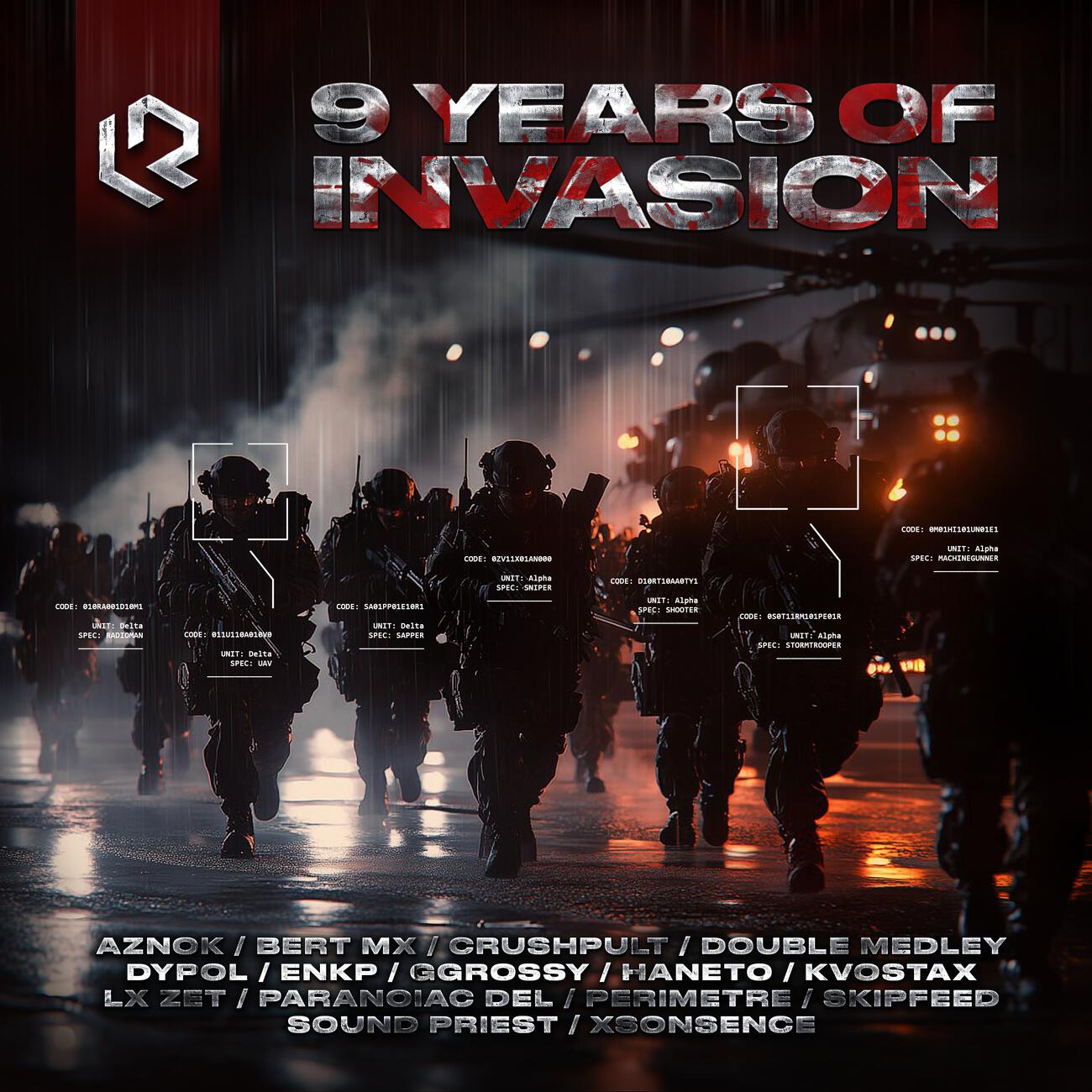 Релиз 9 YEARS OF INVASION