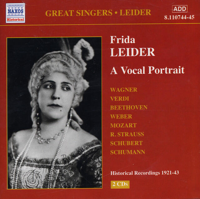 Релиз Leider, Frida: A Vocal Portrait (1921-1943)