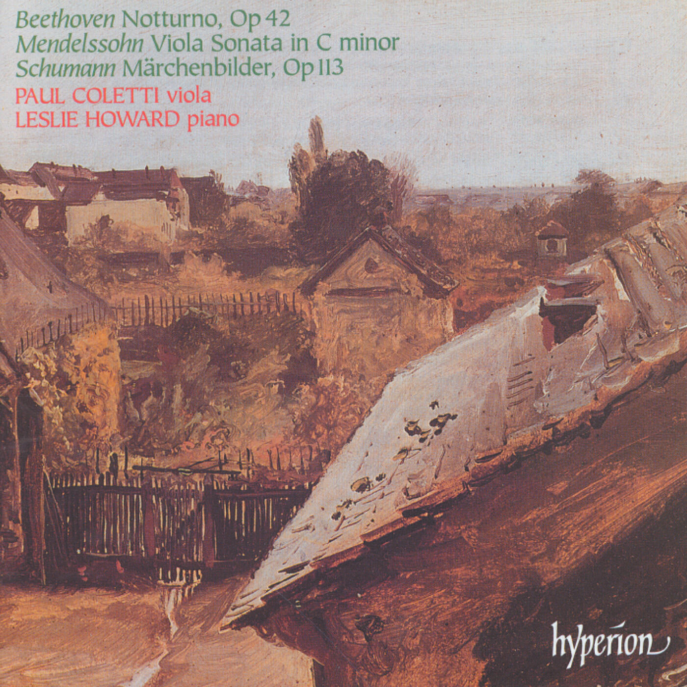 Релиз Beethoven, Mendelssohn & Schumann: Music for Viola & Piano