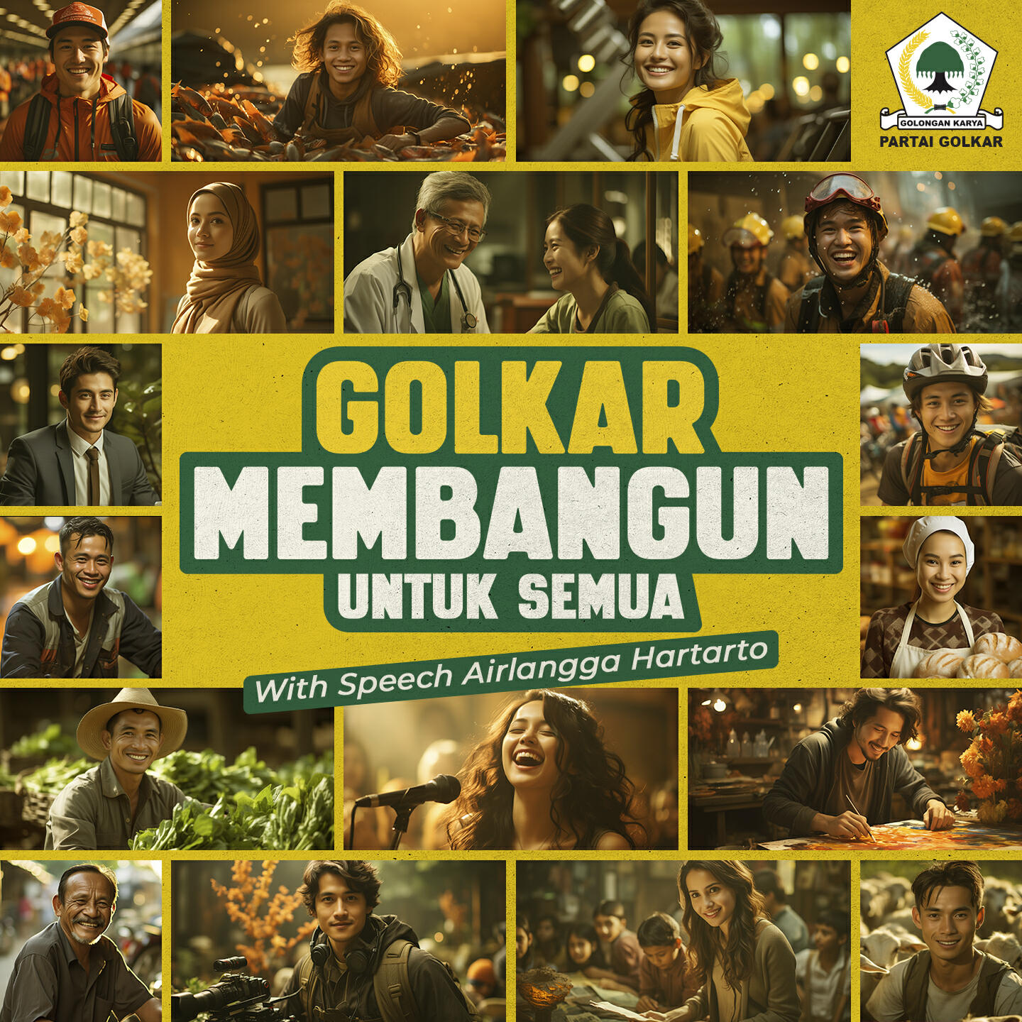 Релиз Golkar Membangun Untuk Semua (with speech Airlangga Hartarto)