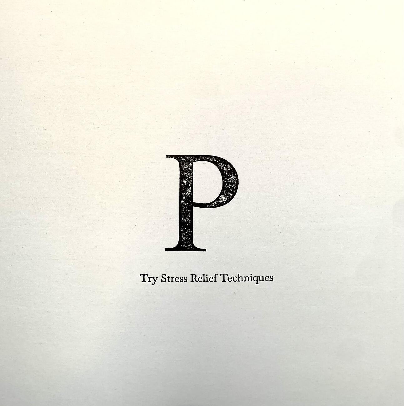 Релиз TRY STRESS RELIEF TECHNIQUES