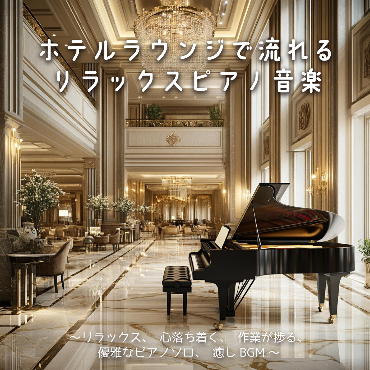 Релиз Relaxing piano music played in hotel lounge ~relaxing, calming, work in progress, elegant piano solo, healing background music~ .