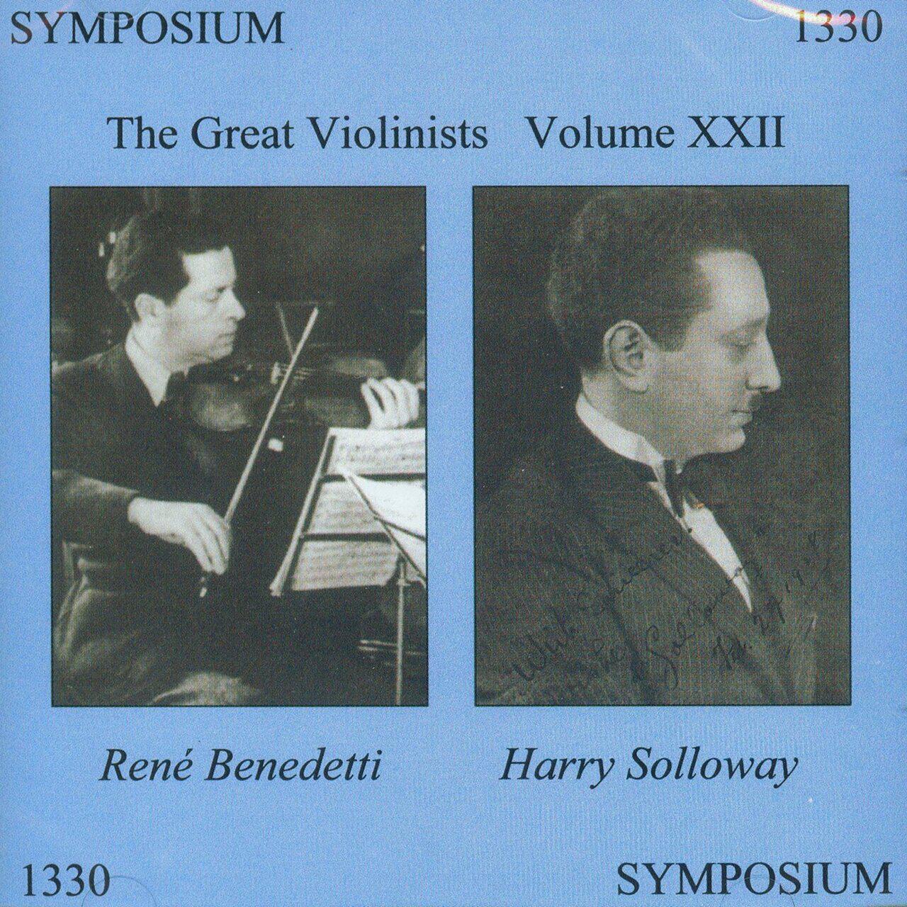 Релиз The Great Violinists, Vol. XXII