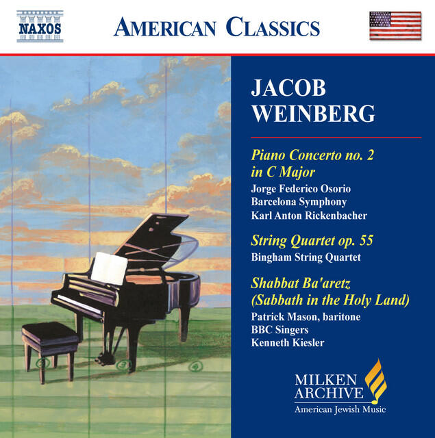 Постер альбома Weinberg: Piano Concerto No. 2 / String Quartet Op. 55 / Shabbat Ba'Aretz