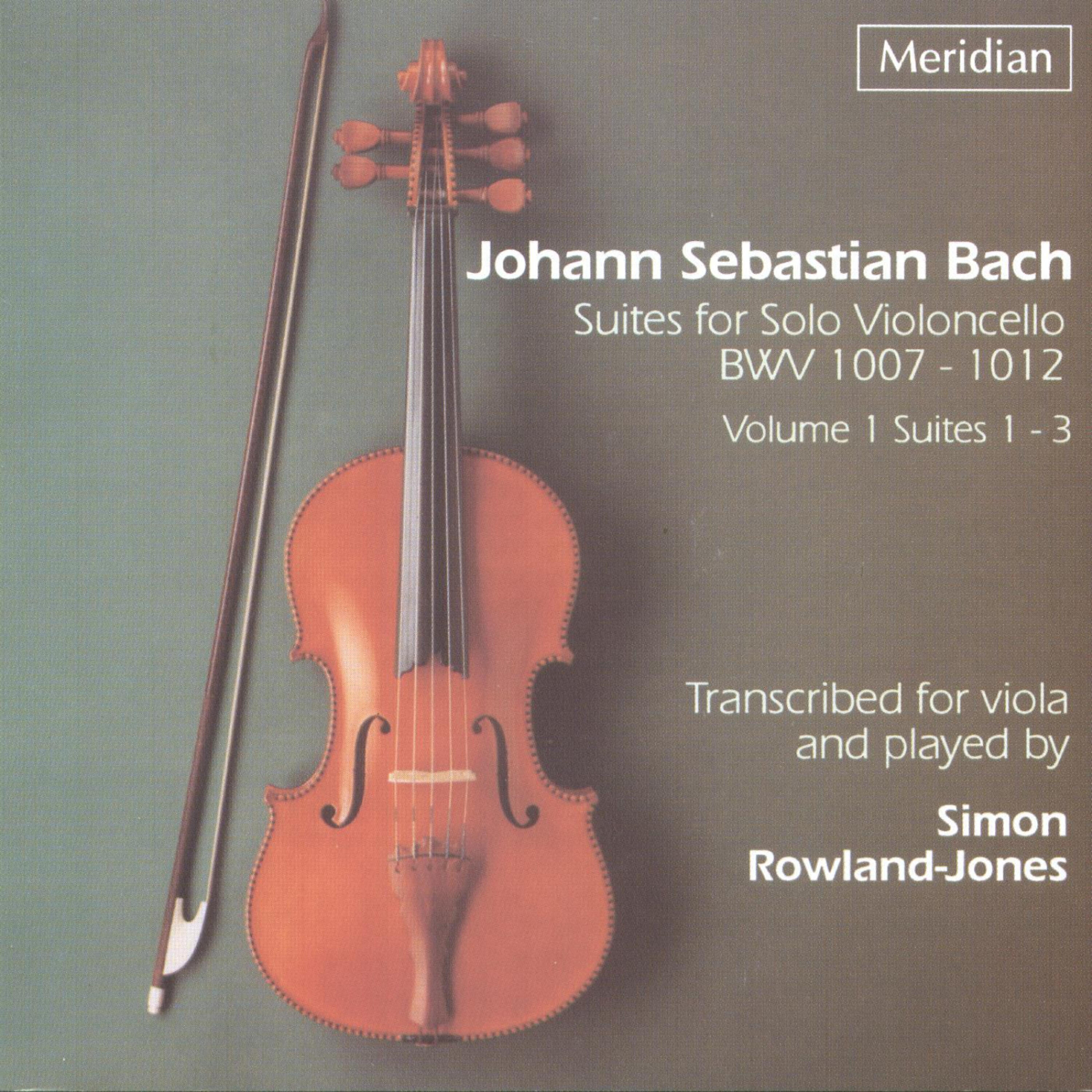 Релиз Bach: Suites for Solo Violoncello, Vol. 1