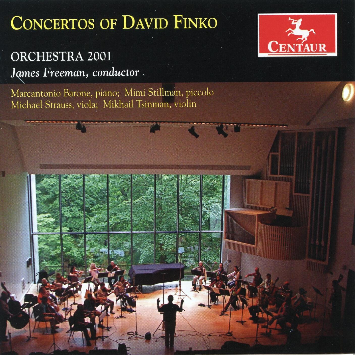 Релиз David Finko: Concertos for Viola, Piano, Violin & Piccolo