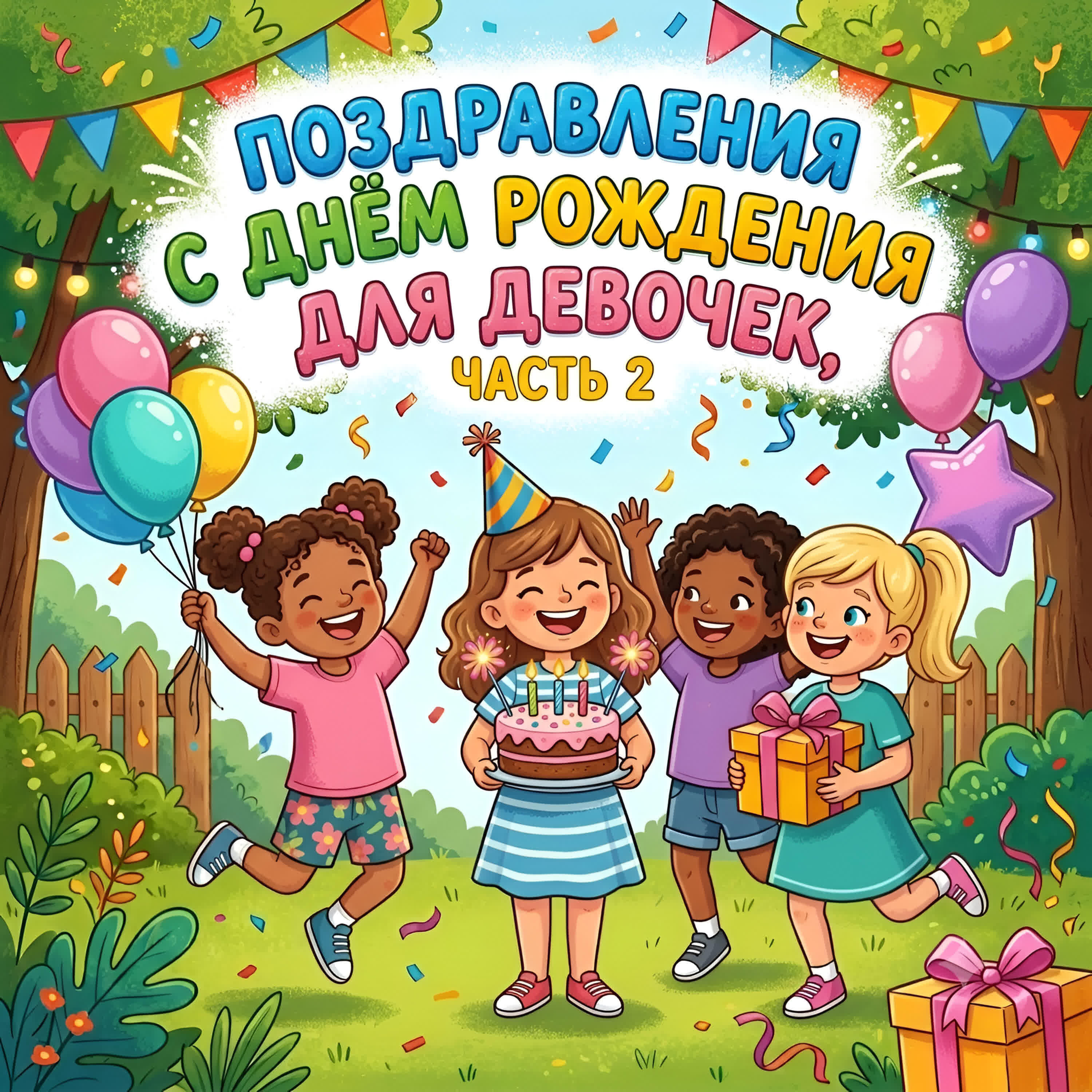 Релиз Поздравления с днем рождения для девочек, часть 2