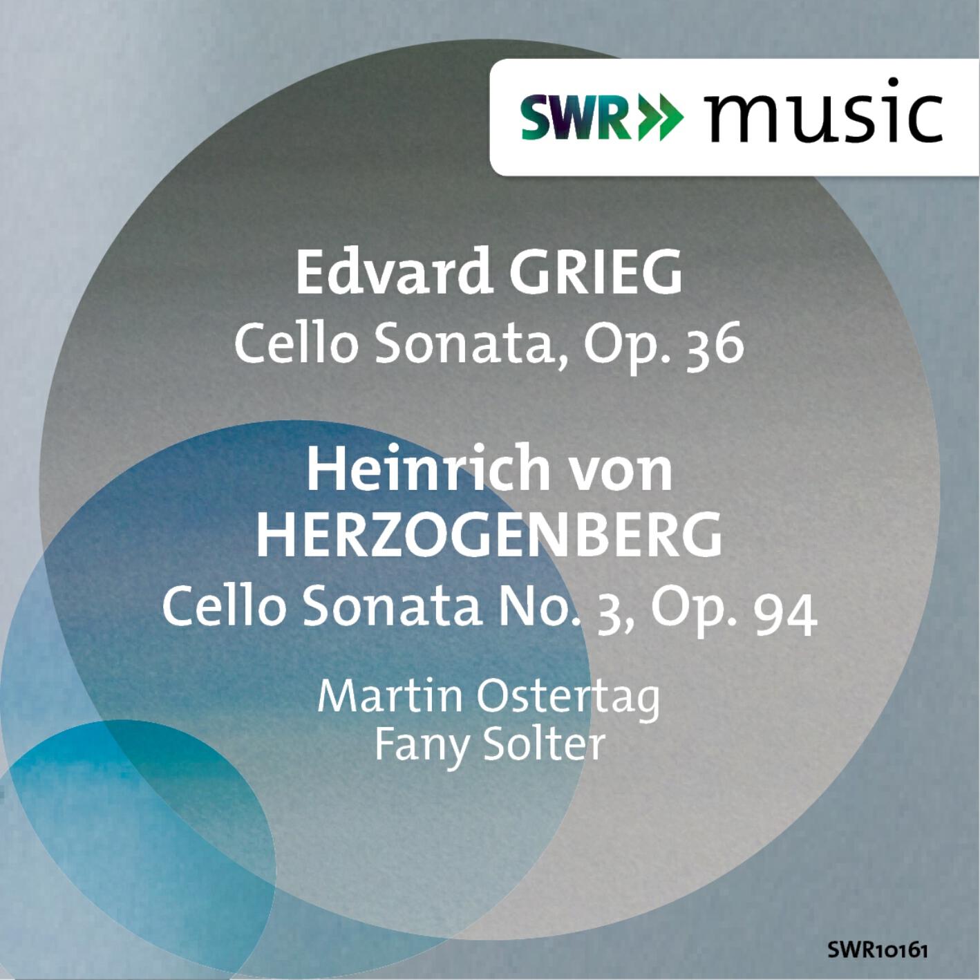 Релиз Grieg & Herzogenberg: Cello Sonatas