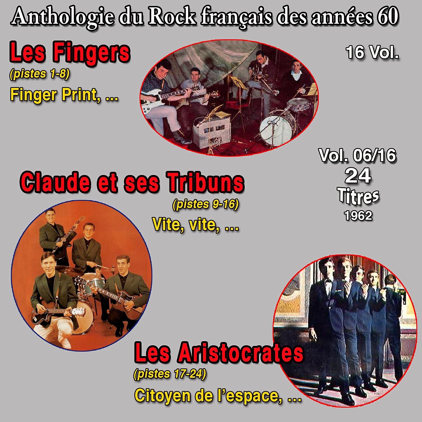 Релиз Anthologie des groupes de rock français des années 60 - 16 Vol. - Les aiglons - les Bourgeois de calais - les missiles - les cousins - Vol. 6 / 16