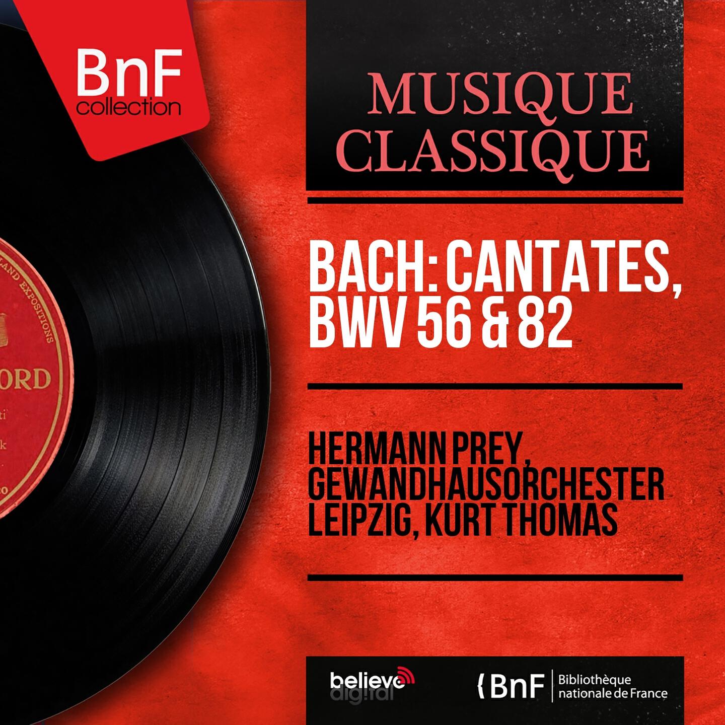 Релиз Bach: Cantates, BWV 56 & 82 (Mono Version)