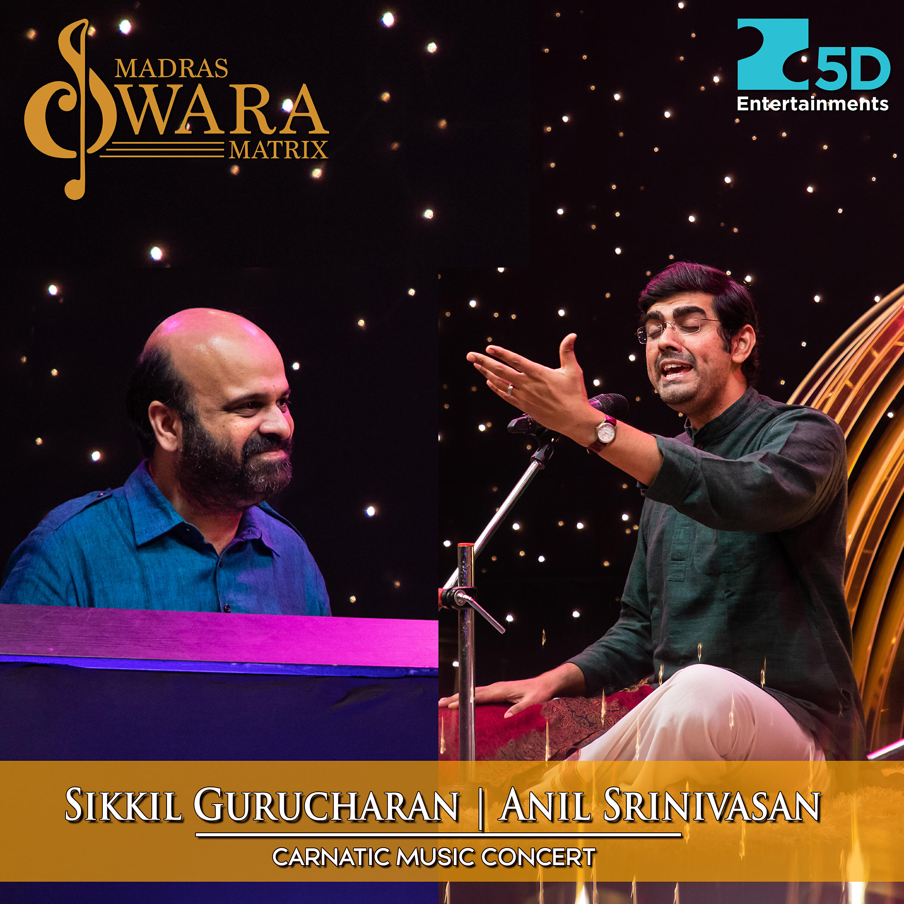 Релиз Sikkil Gurucharan | Anil Srinivasan Carnatic Music Concert