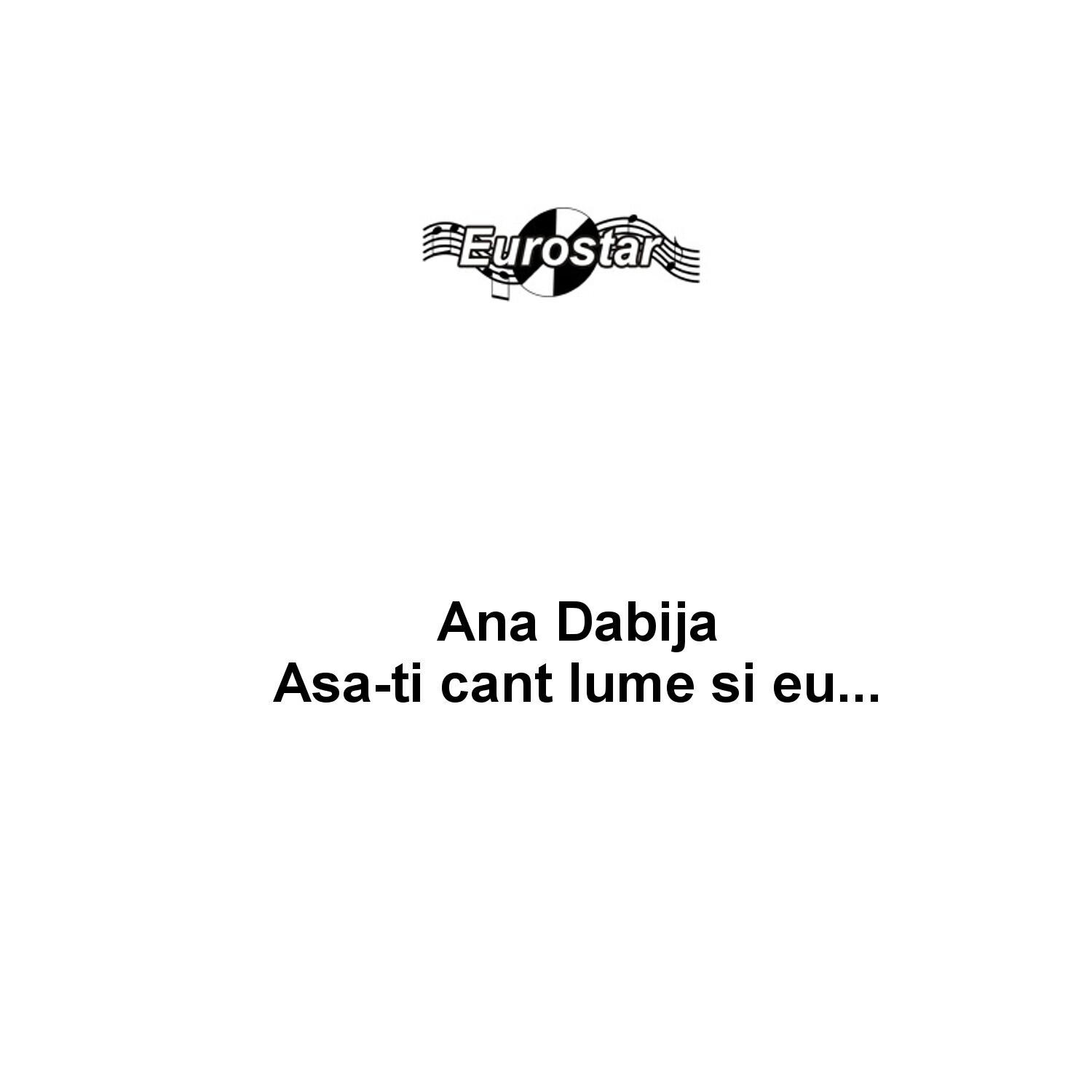 Релиз Asa-ti cant lume si eu