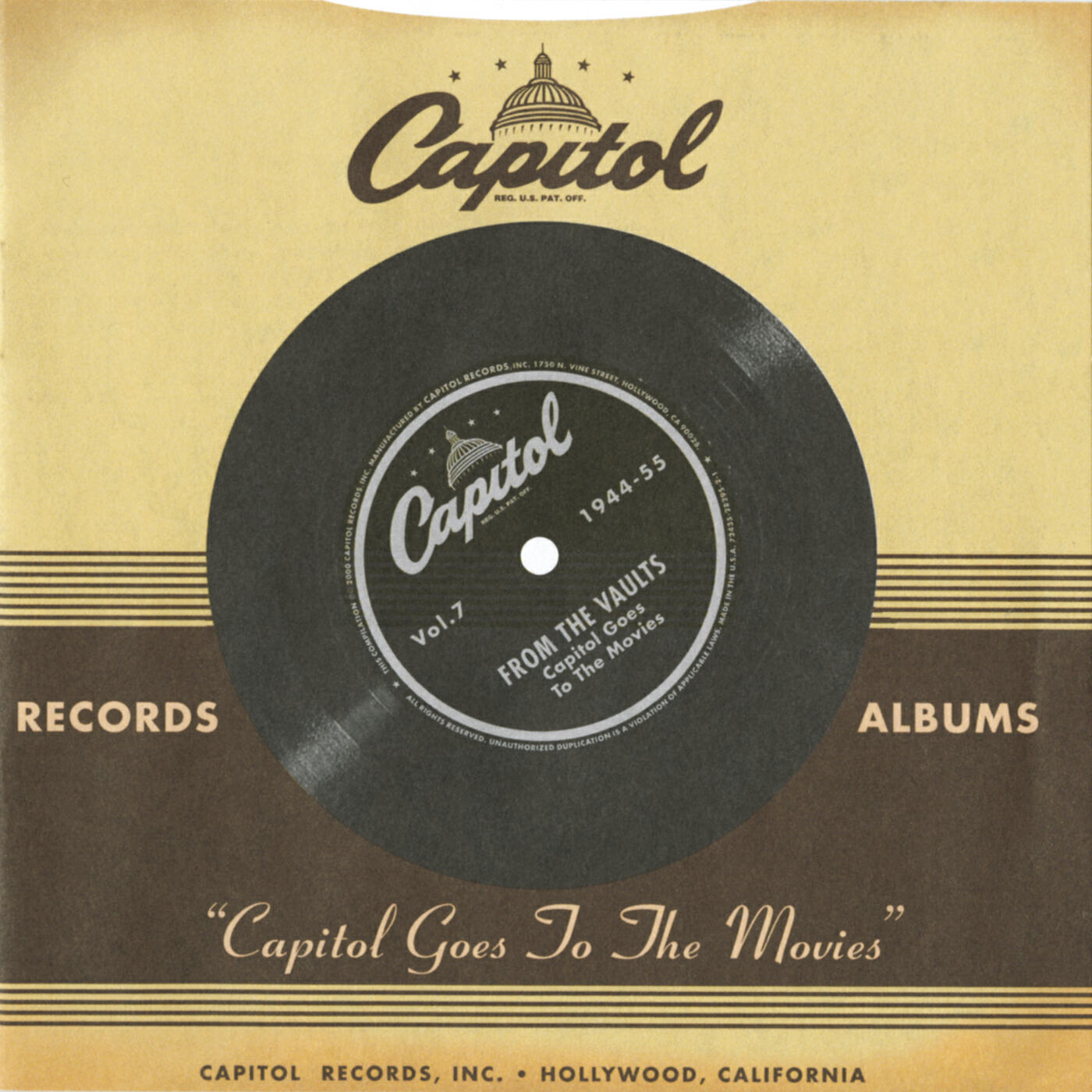Релиз Capitol Records From The Vaults: "Capitol Goes To The Movies"
