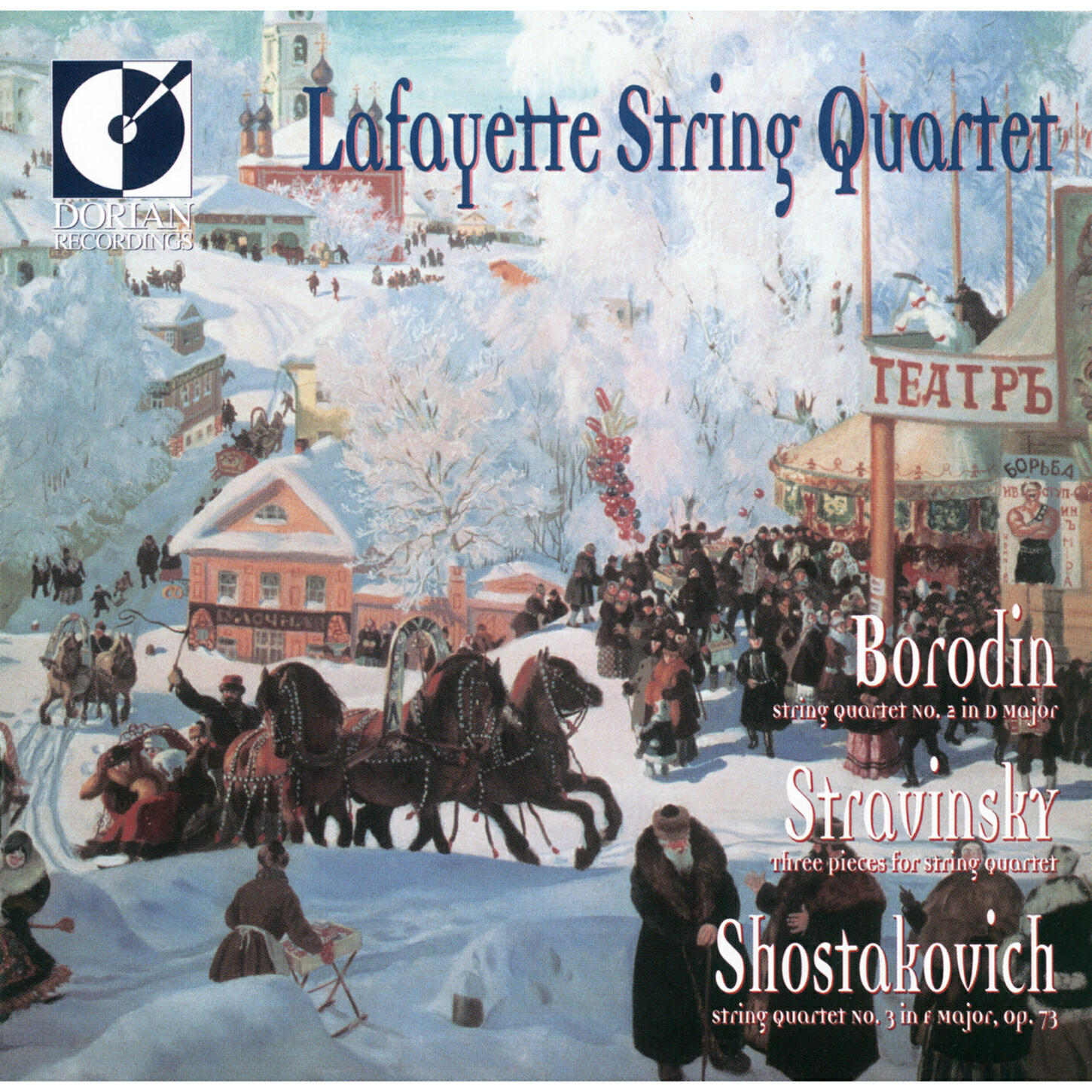 Релиз Borodin, A.P.: String Quartet No. 2 / Stravinsky, I.: 3 Pieces for String Quartet / Shostakovich, D.: String Quartet No. 3