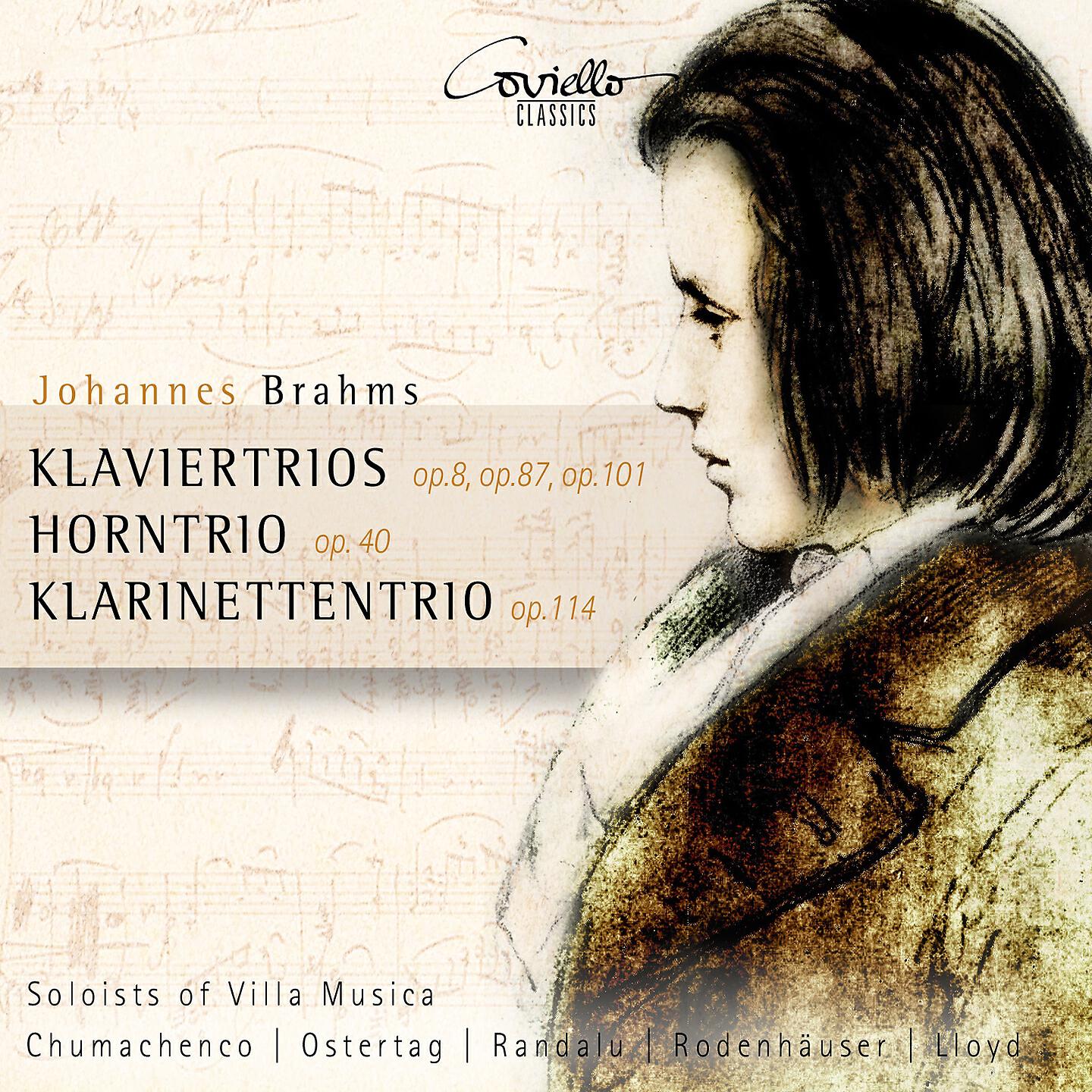 Релиз Brahms: Klaviertrios Op. 8, Op. 87, Op. 101, Horntrio Op. 40 & Klarinettentrio Op. 114