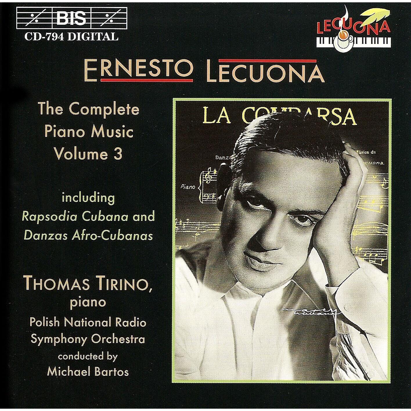 Релиз Lecuona: Complete Piano Music, Vol. 3