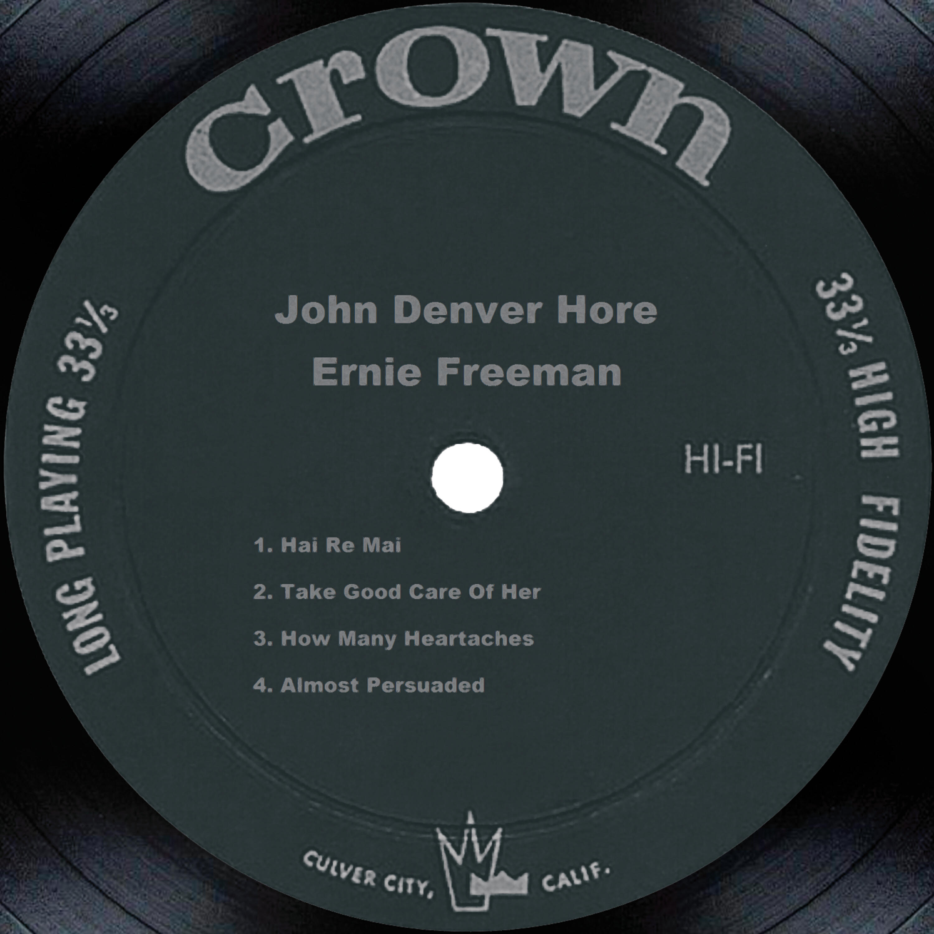 Релиз John Denver Hore
