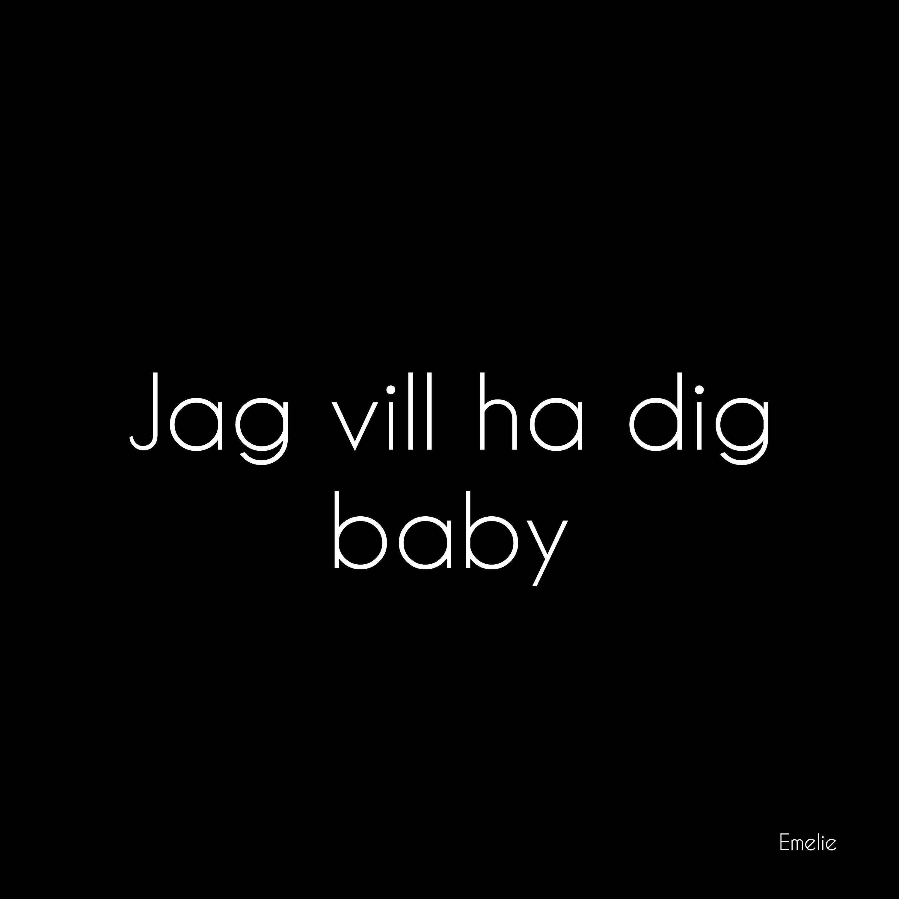 Релиз Jag vill ha dig baby