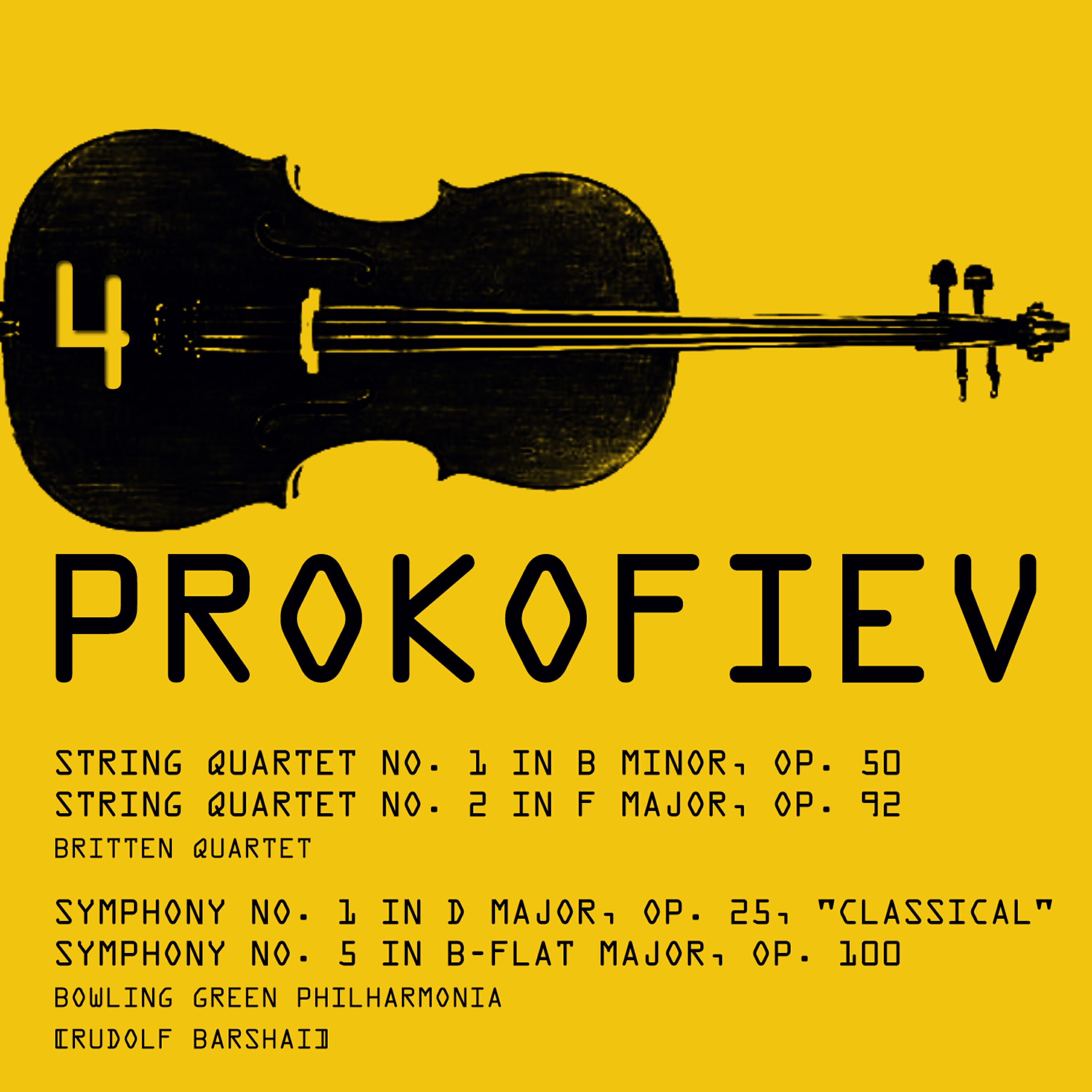 Релиз Prokofiev: String Quartets & Symphonies