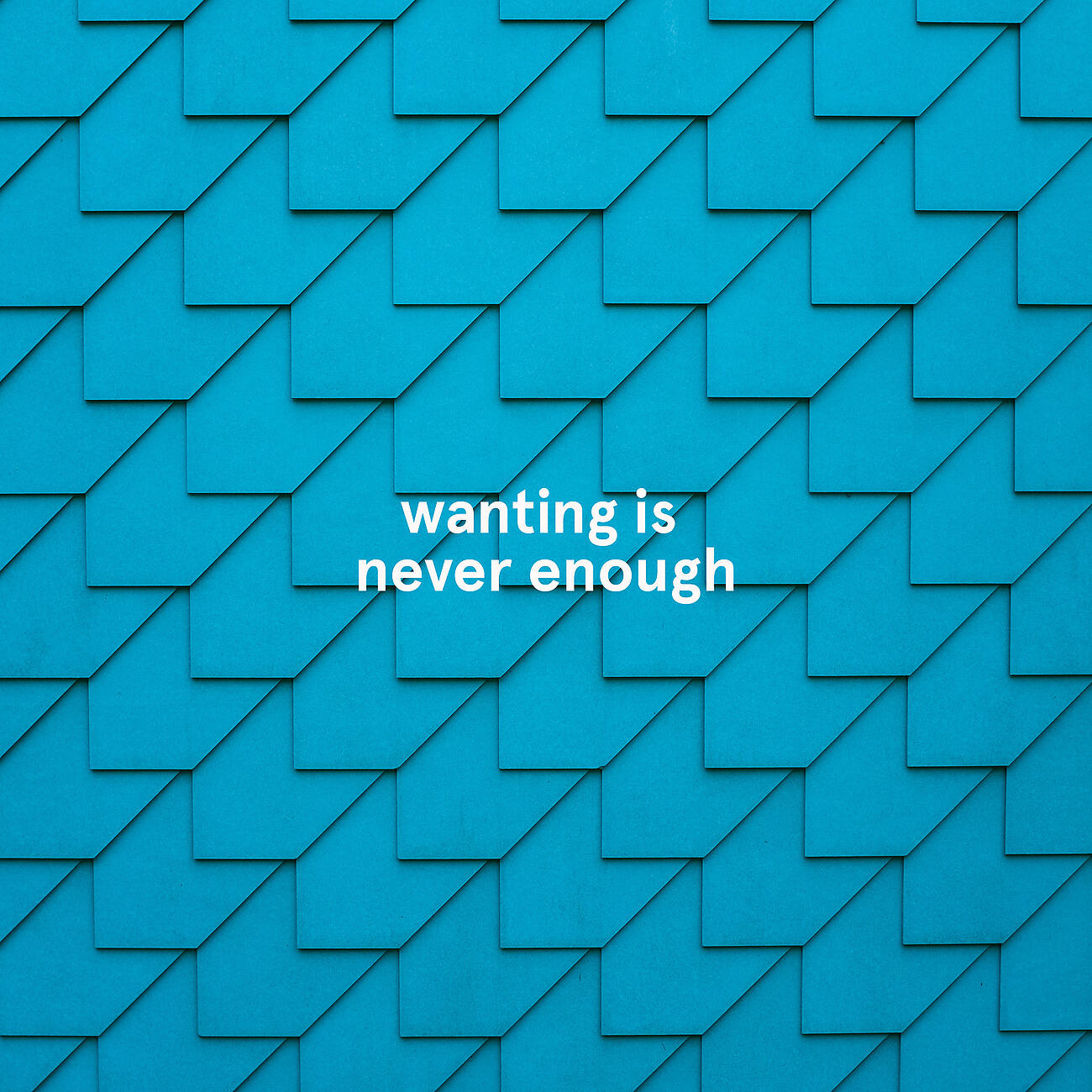 Релиз wanting is never enough
