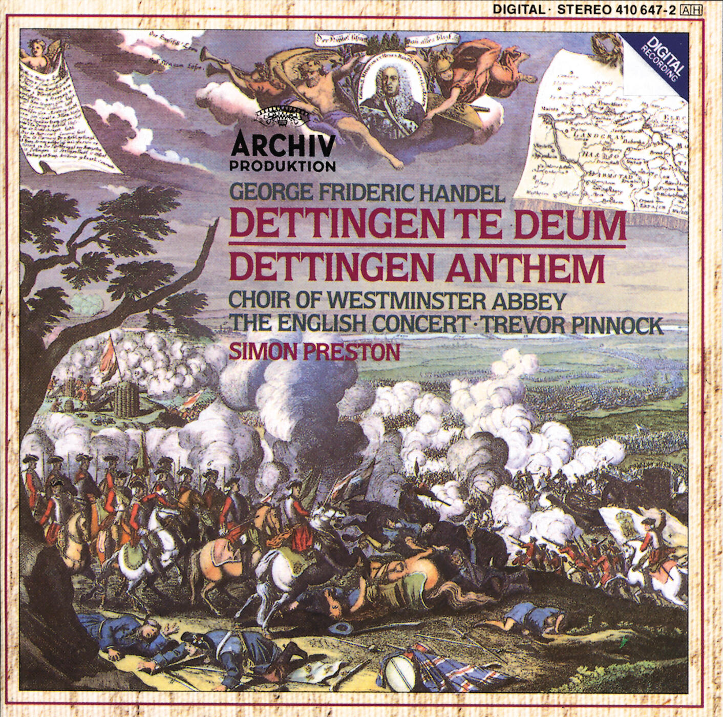 Релиз Handel: Dettingen Te Deum; Dettingen Anthem
