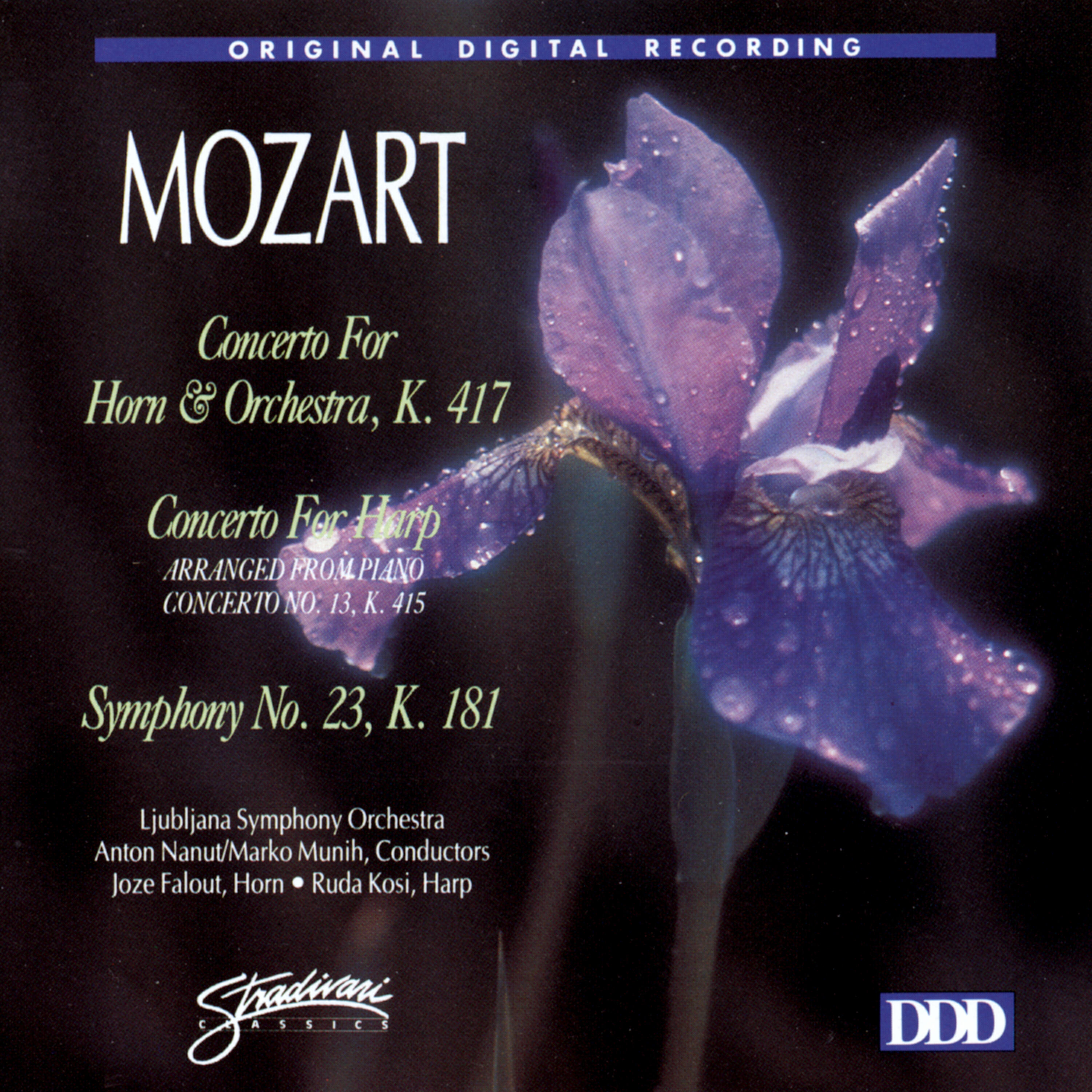 Релиз Concertos For Horn & Harp/Sym. #23