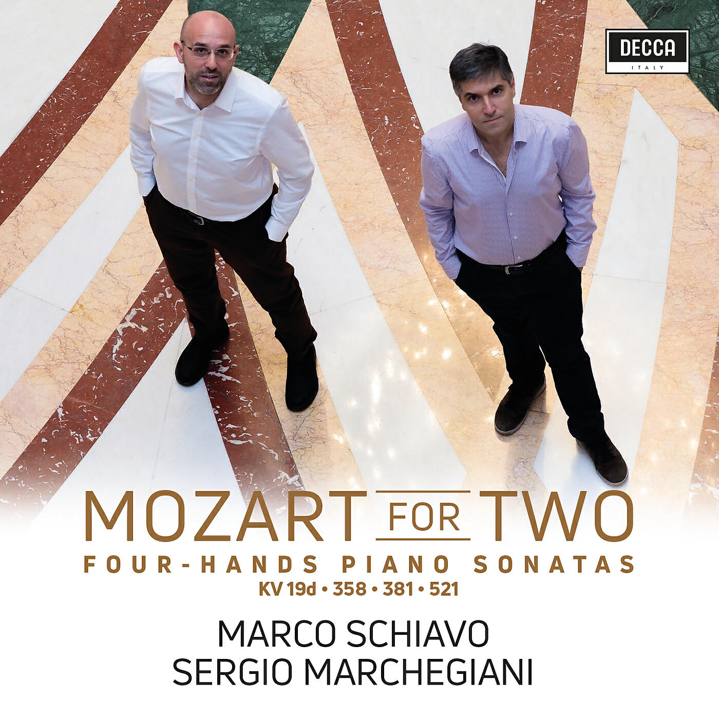 Релиз Mozart For Two - Piano Sonatas Four Hands KV 521, 381, 19D, 358