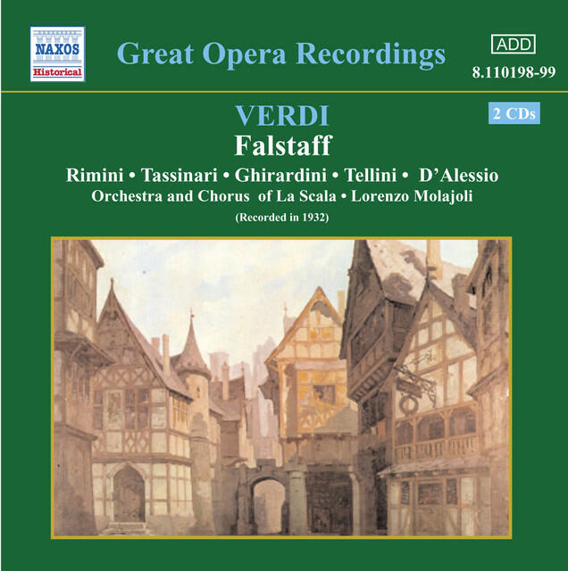 Релиз Verdi: Falstaff (La Scala) (1932)
