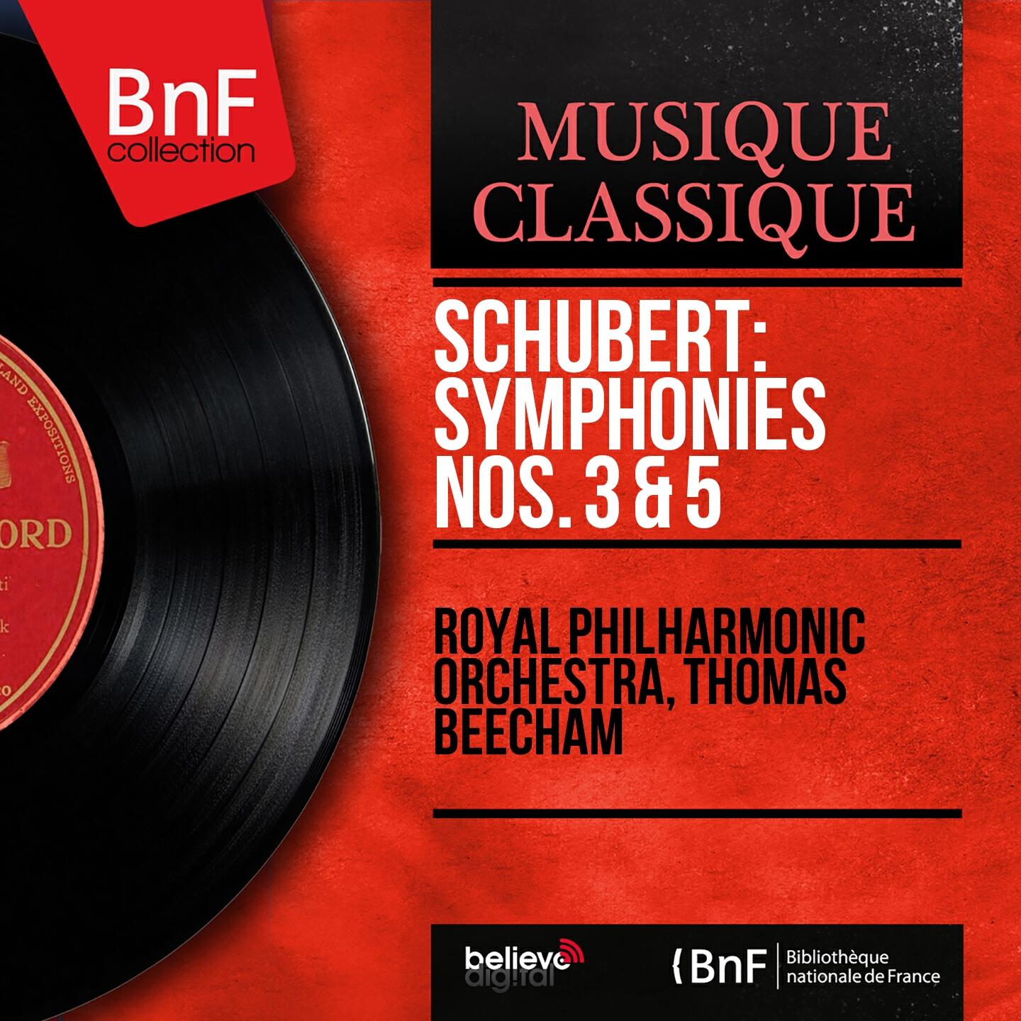 Релиз Schubert: Symphonies Nos. 3 & 5 (Mono Version)