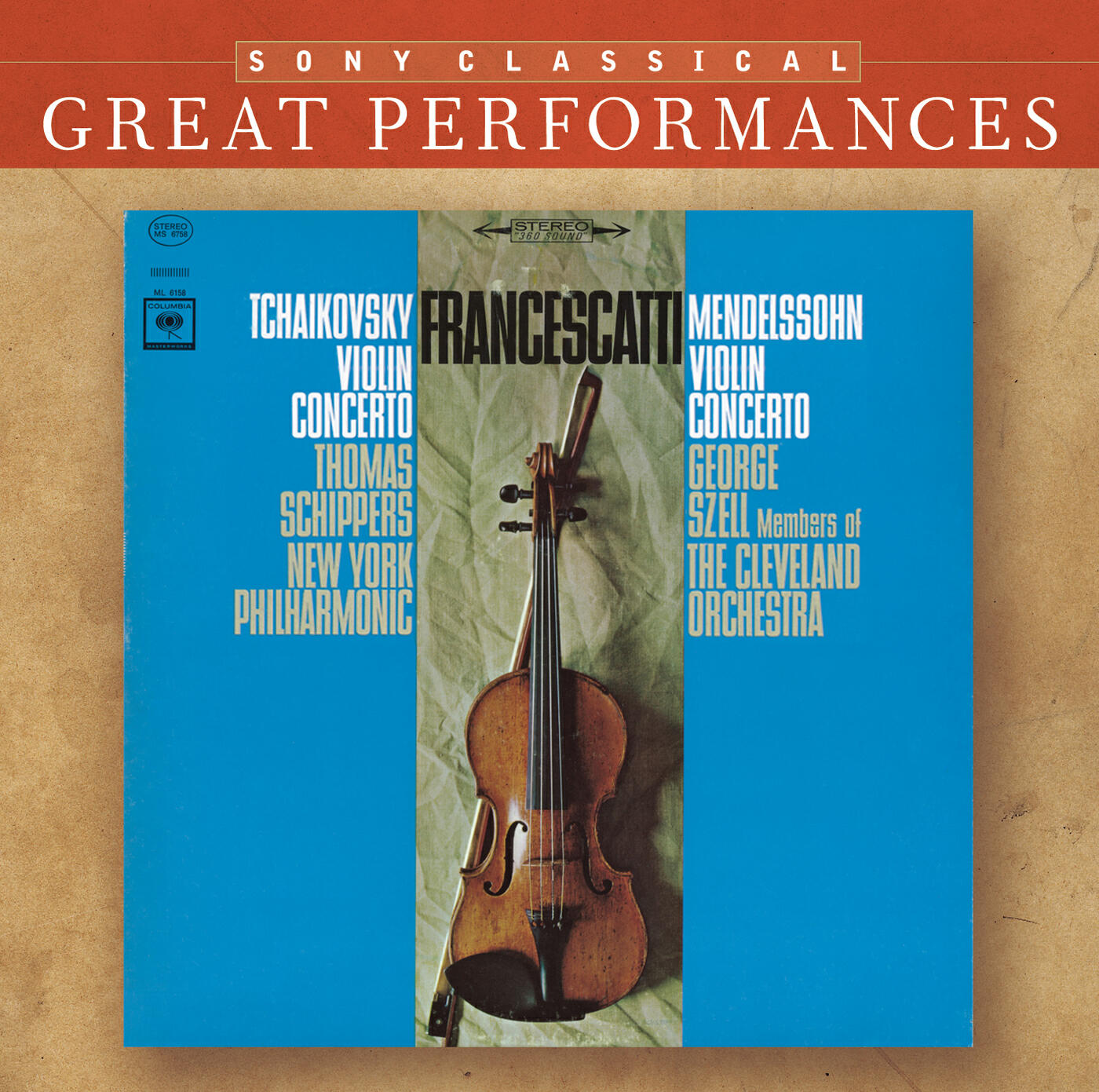 Релиз Mendelssohn & Tchaikovsky: Violin Concertos