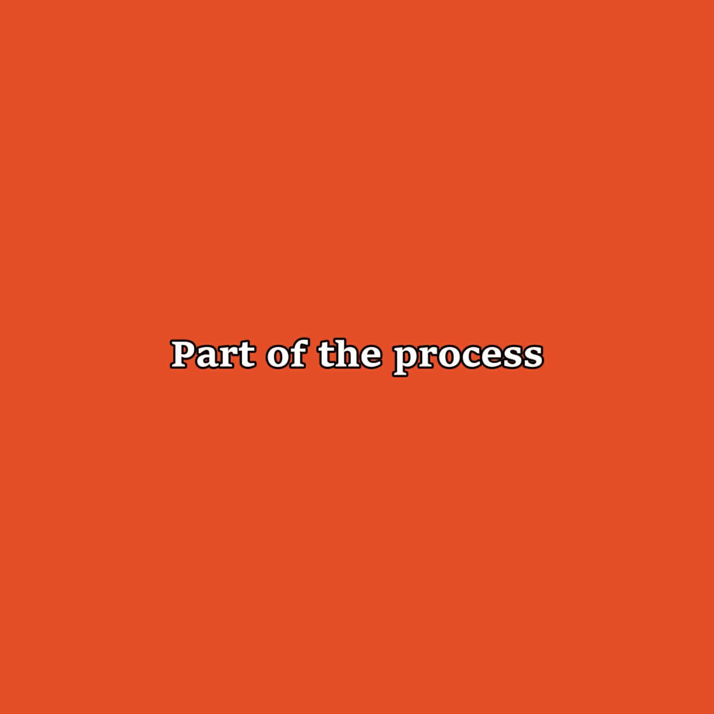 Релиз Part of the Process